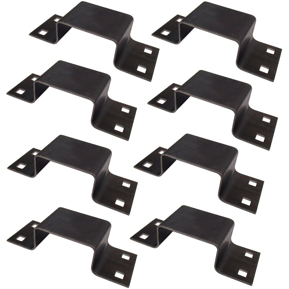 Set of 8 Bolt-On Stake Pockets B2373G for Trailers Stake Bodies Pickups