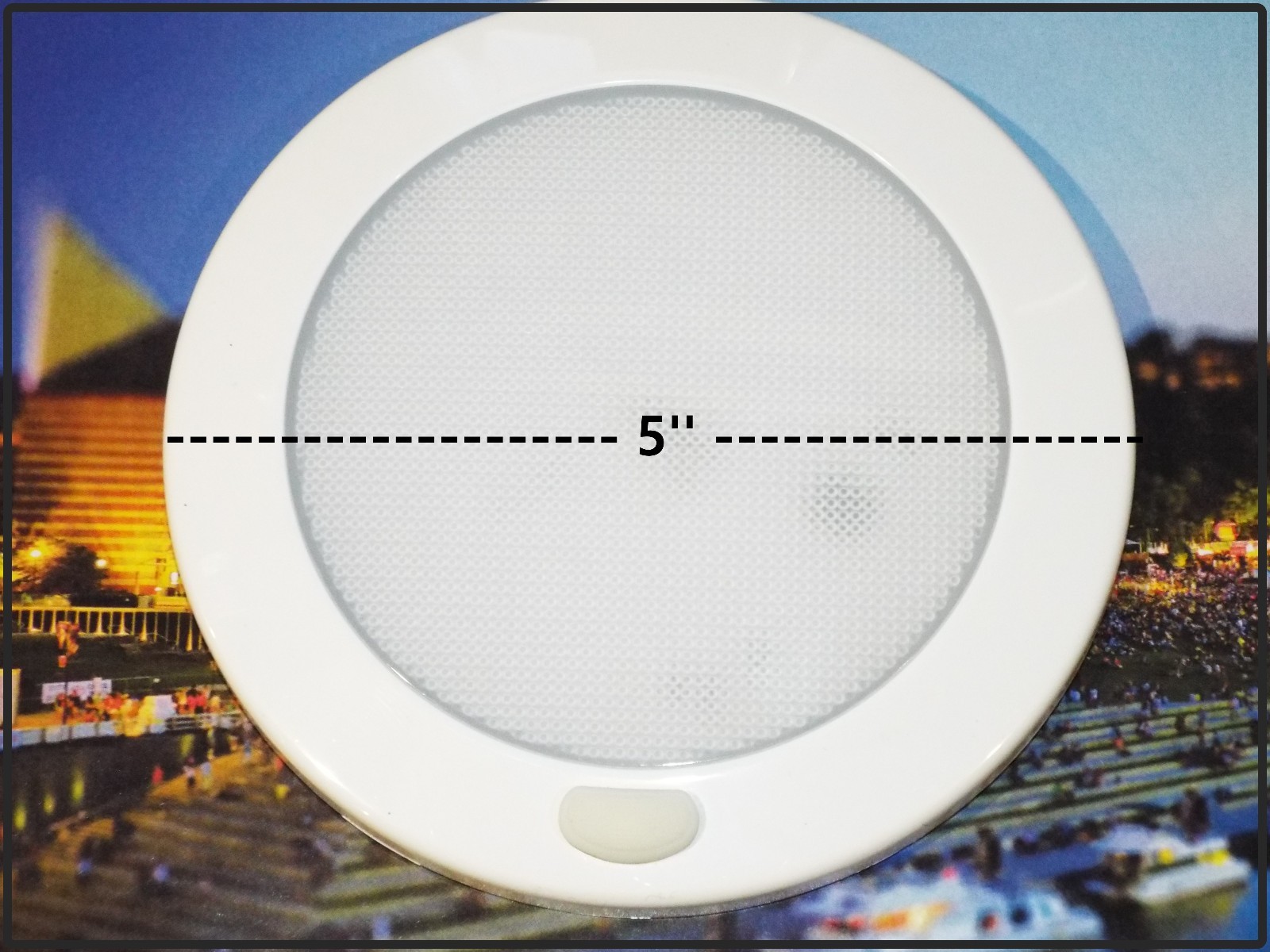 DREAM LIGHTING 5” LED PANEL w/ ON/OFF SWITCH 12V INDOOR RV MOTORHOME