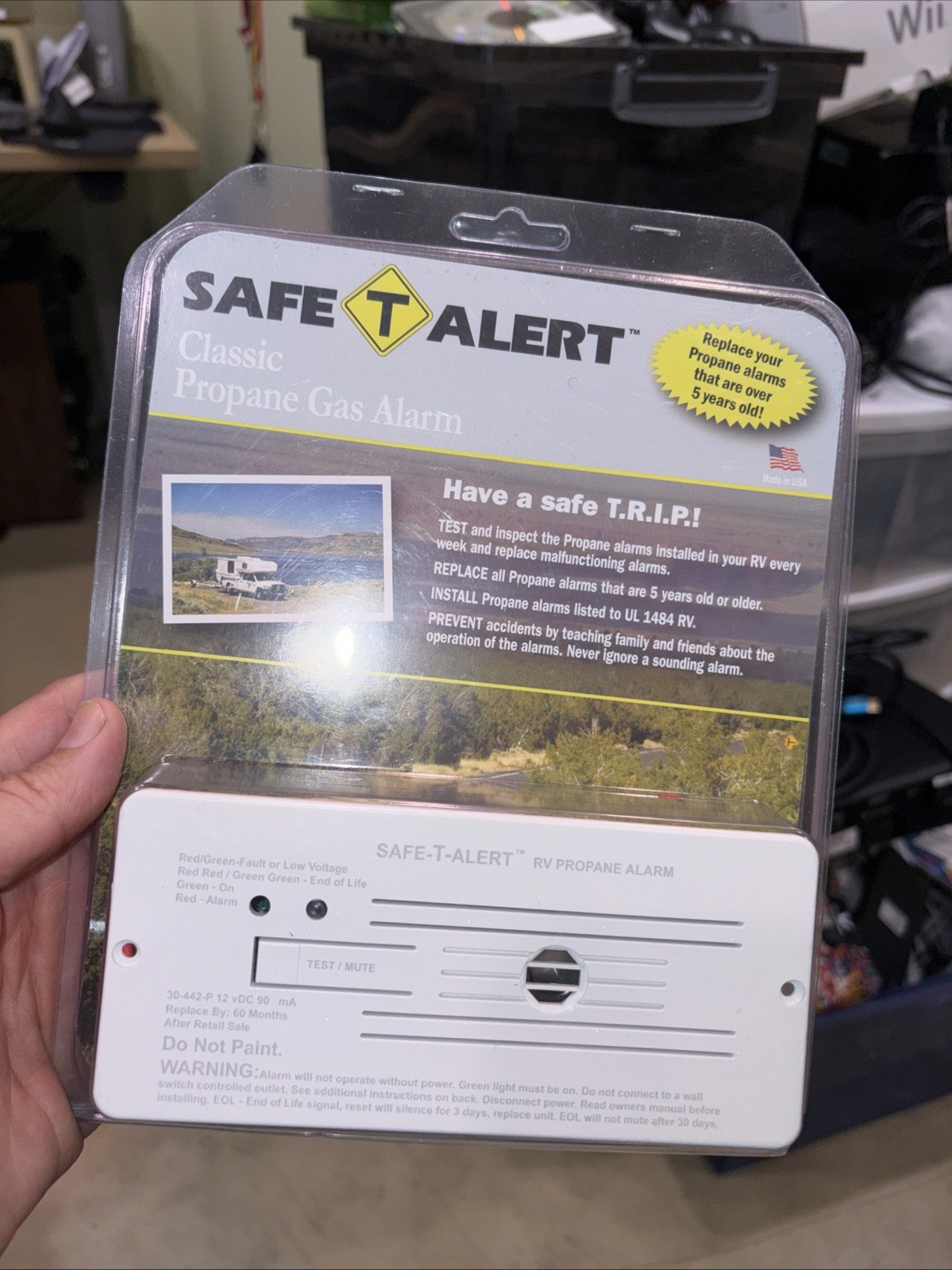Safe T Alert 30 Series Classic Propane Gas Alarm Model 30-442-P-WT Camper RV