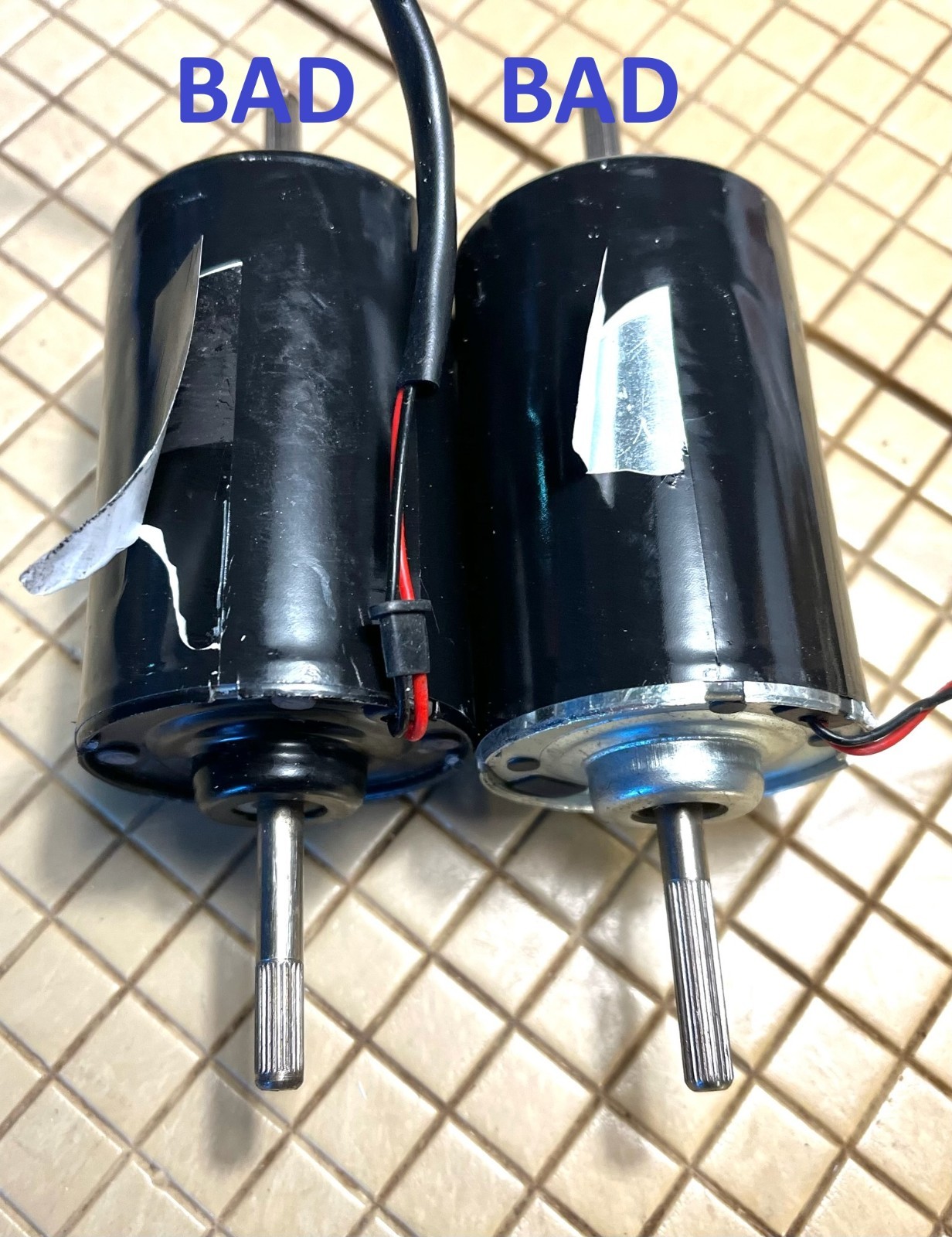 REPAIR SERVICE for Diesel Heater Fan-Blower Motor w/Upgraded Bearings