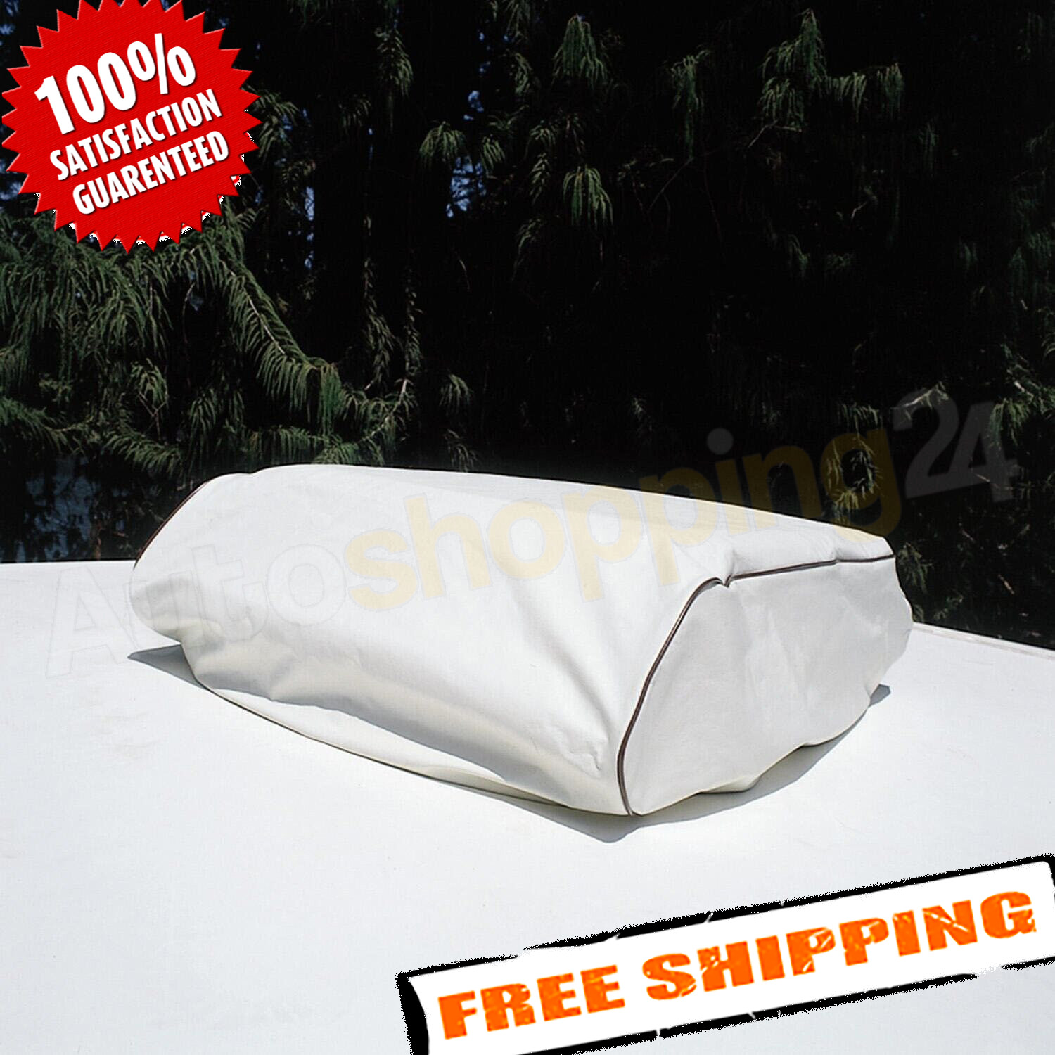 ADCO 3027 Polar White RV Air Conditioner Cover for Dometic RV Brisk Air