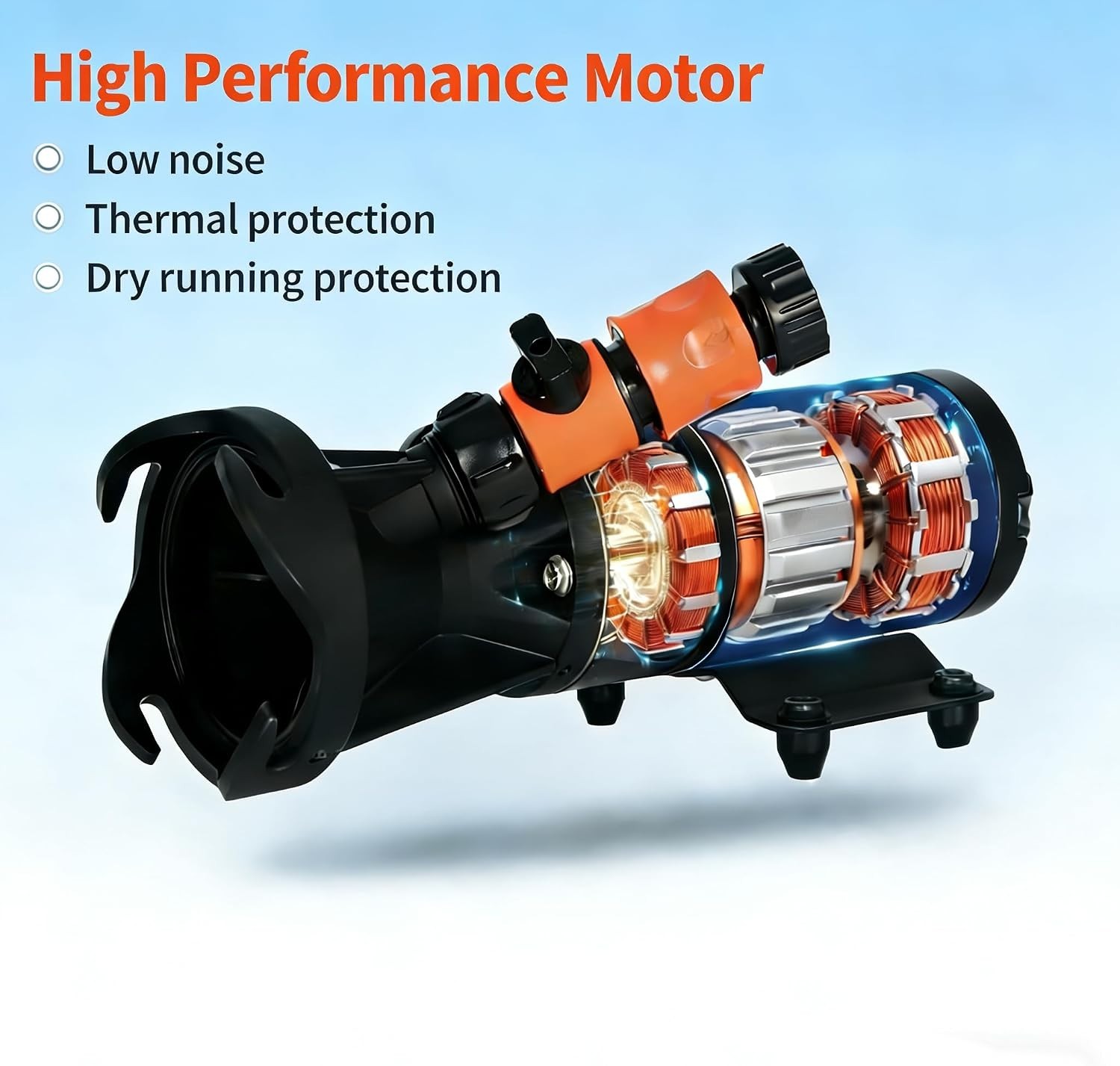 12V RV Macerator Pump 12GPM – Efficient Waste Disposal with Fresh Water Rinse