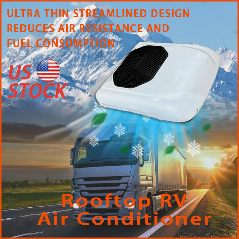 12V Rooftop RV Air Conditioner Single Cool A/C Unit Universal Kit For Truck Bus