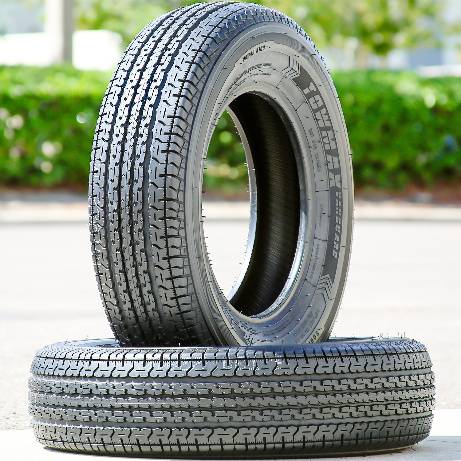 2 Tires Power King Towmax Vanguard ST 235/85R16 Load F 12 Ply Trailer