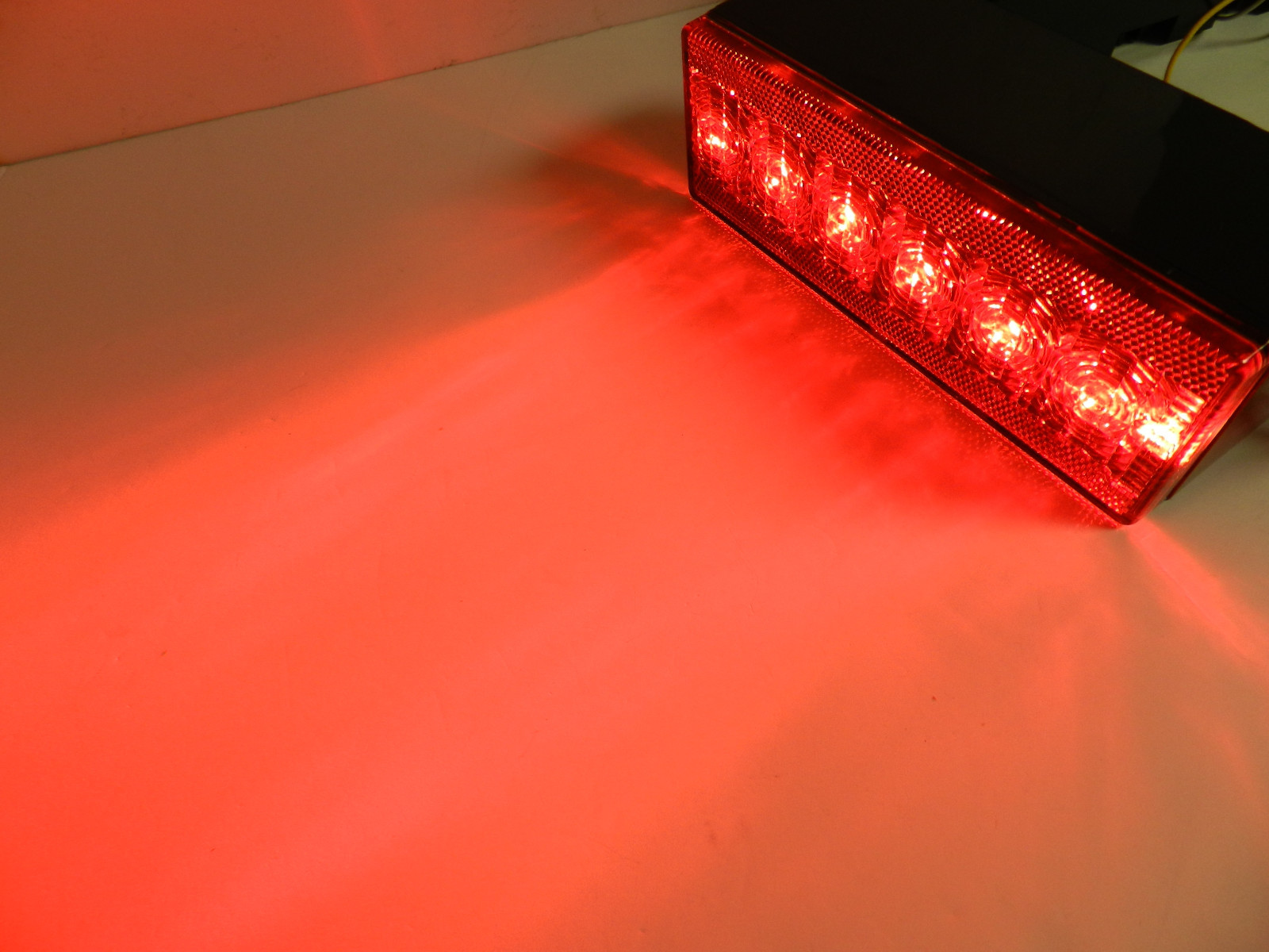(1) Pair LED Submersible Trailer Rectangle stud Lights Stop, Turn, Tail USA MADE