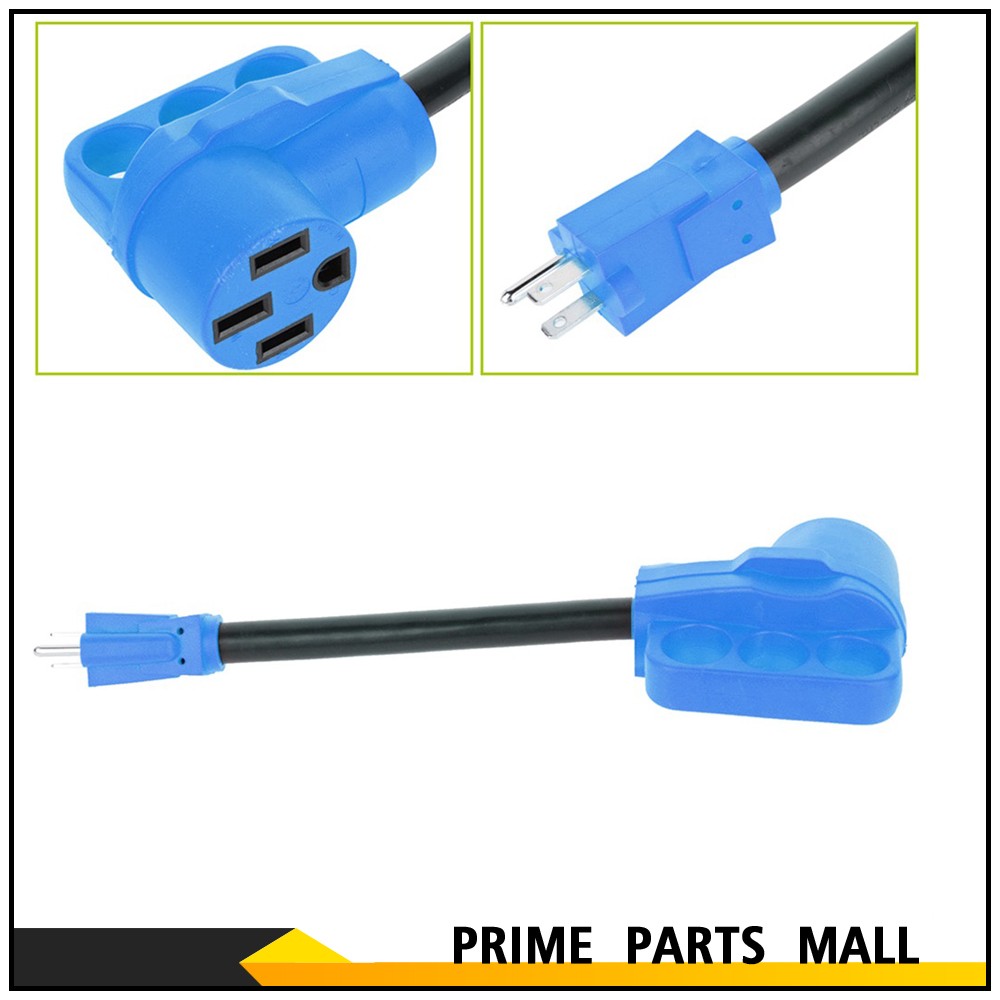 RV Electrical Converter Cord Cable 15 Amp Male to 50 Amp Female Adapter