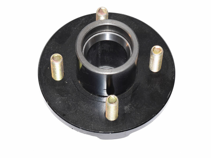 Trailer Hub for 1 inch or 1-1/16 inch Straight Spindles – 4-Bolt (BT-100-04)