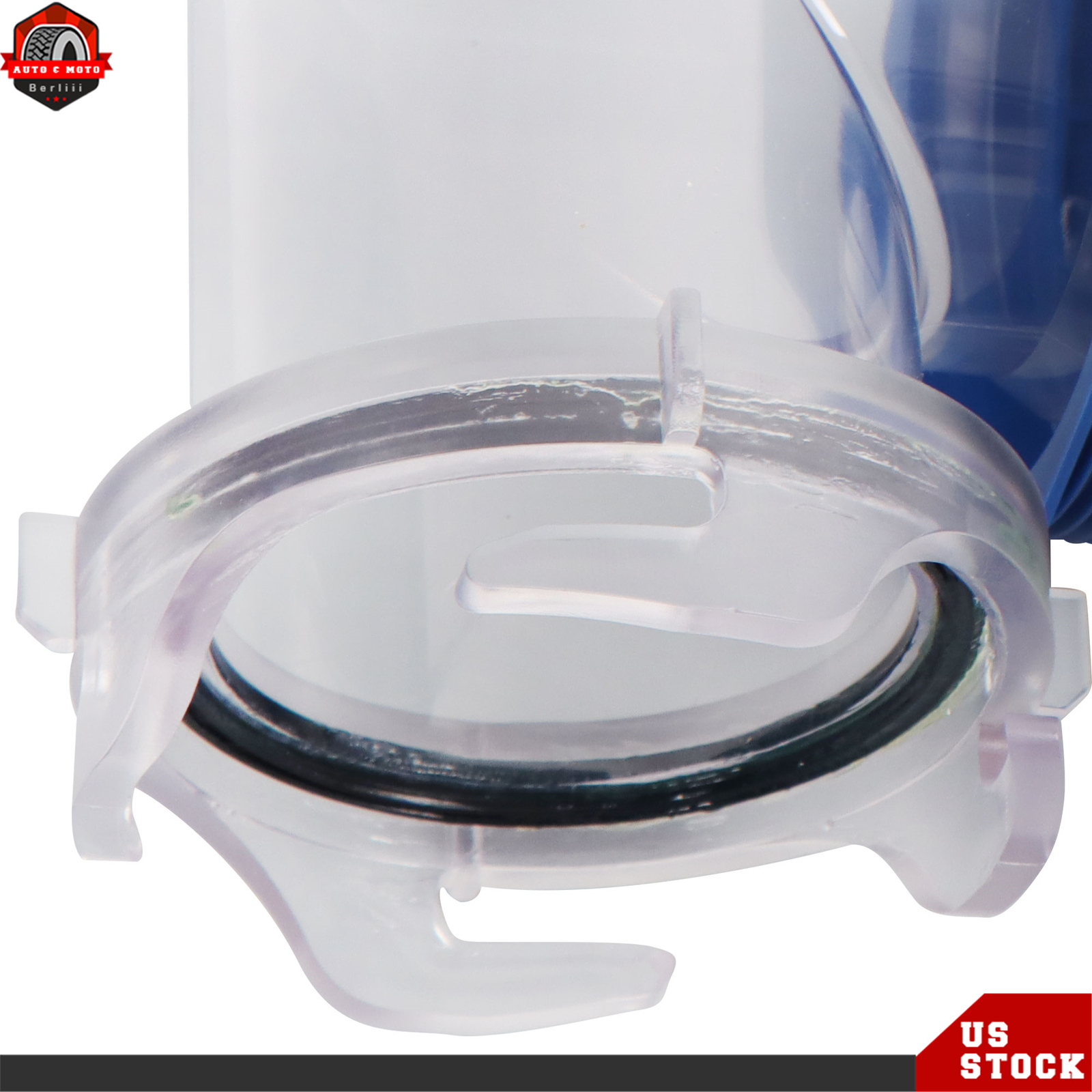 4-in-1 Adapter & Clear Elbow & Cap & 10 FT Sewer Hose Kit For Camper RV Trailer