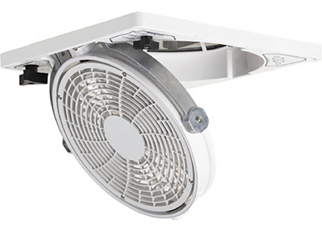 MaxxAir 00-61000 Maxxfan Plus Pivoting Directional RV Fan W/White Lid