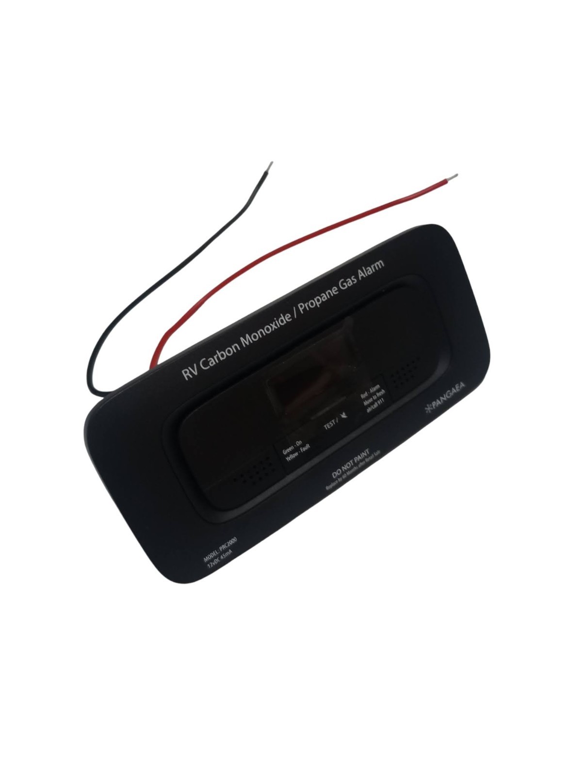 Pangaea PRC2000 RV Carbon Monoxide & Propane Dual Gas Alarm Hard-Wired 12V