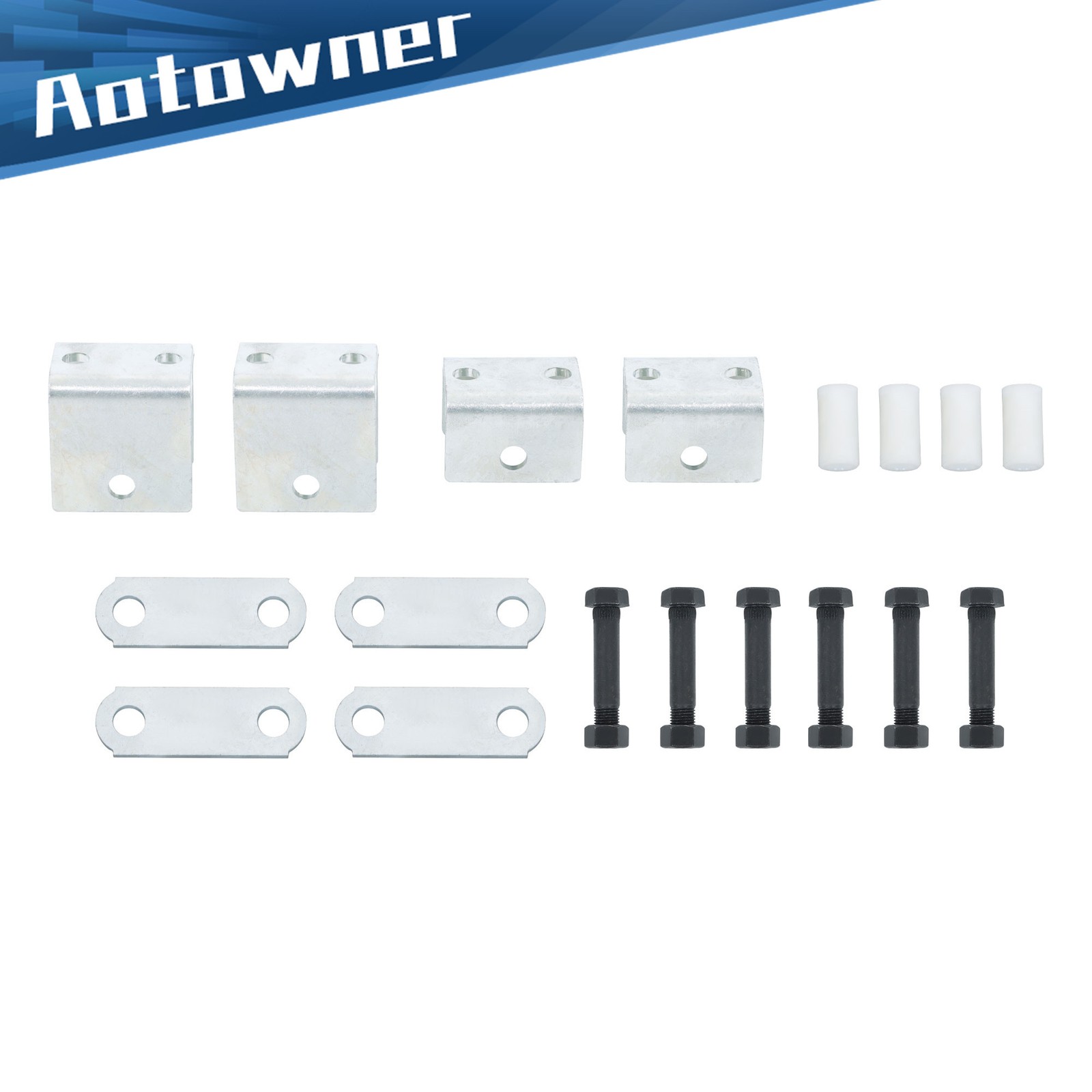 5000lbs Trailer Axle Suspension 2500lbs 4 Leaf Double Eye Spring with Hanger Kit