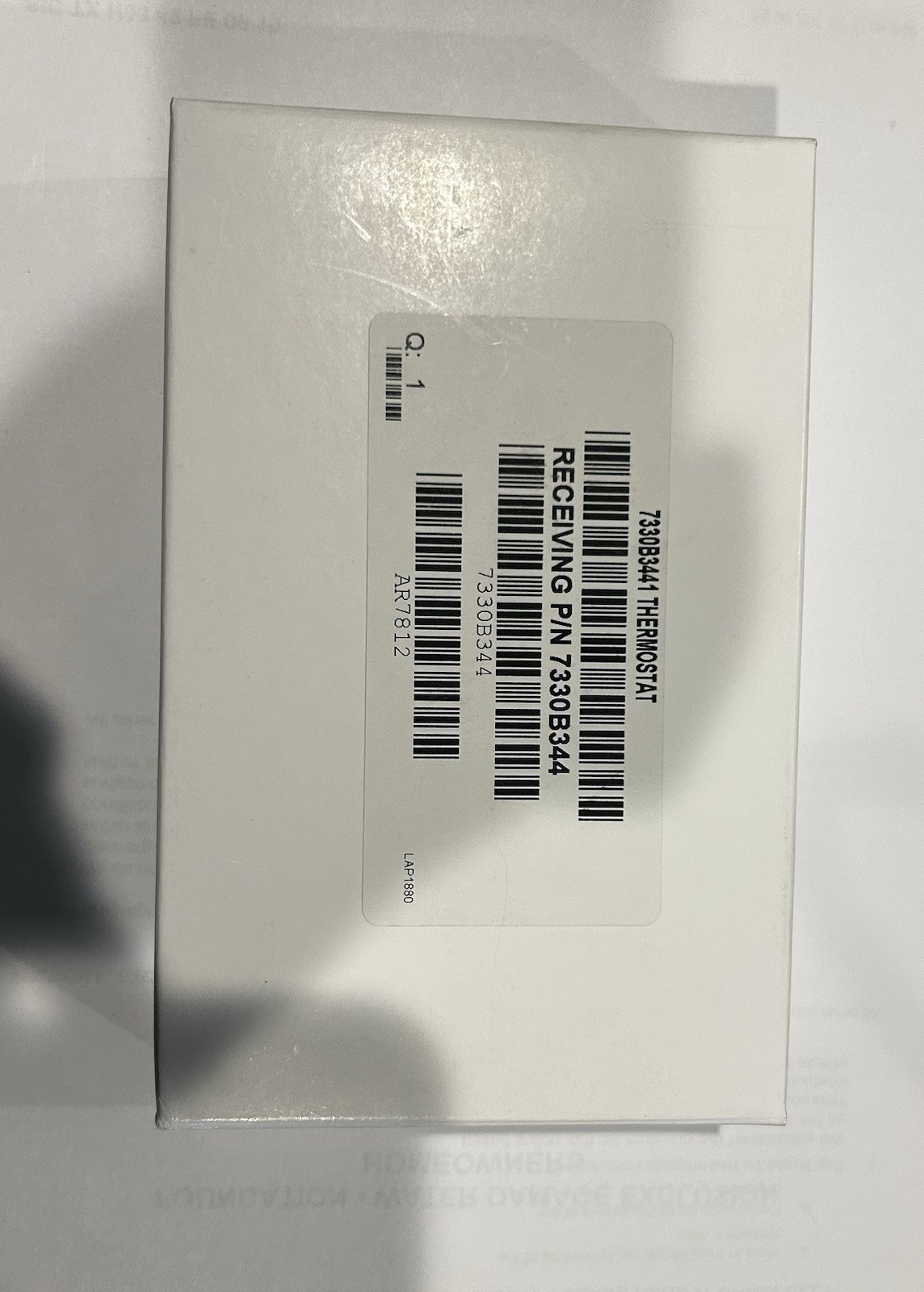 Coleman Thermostat RVP T-STAT WALL 24V 7330B3441 AR7812