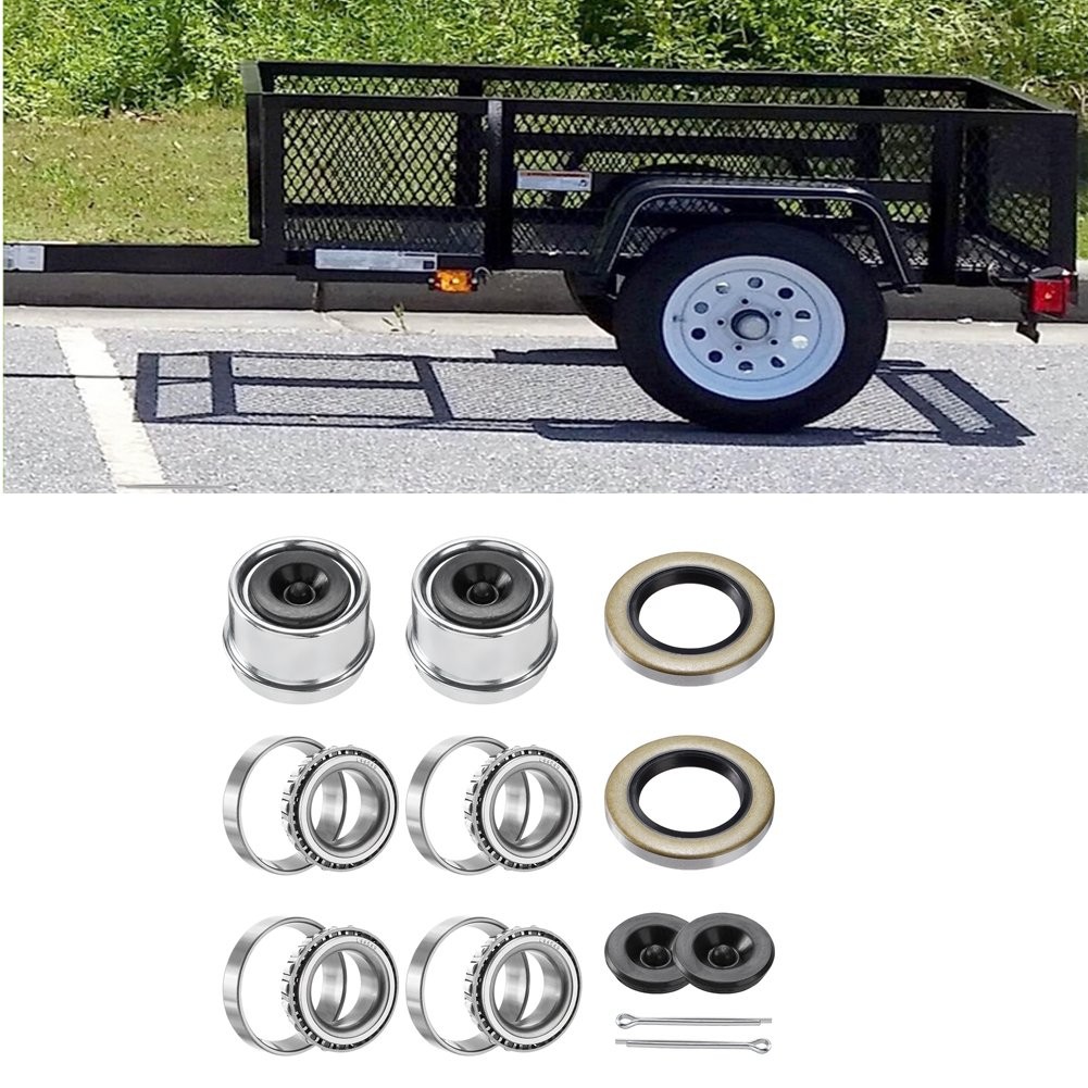 2 Set Fits For 1-1/16” Axles Trailer Wheel Hub Bearings Kit L44649 L44610 Seal
