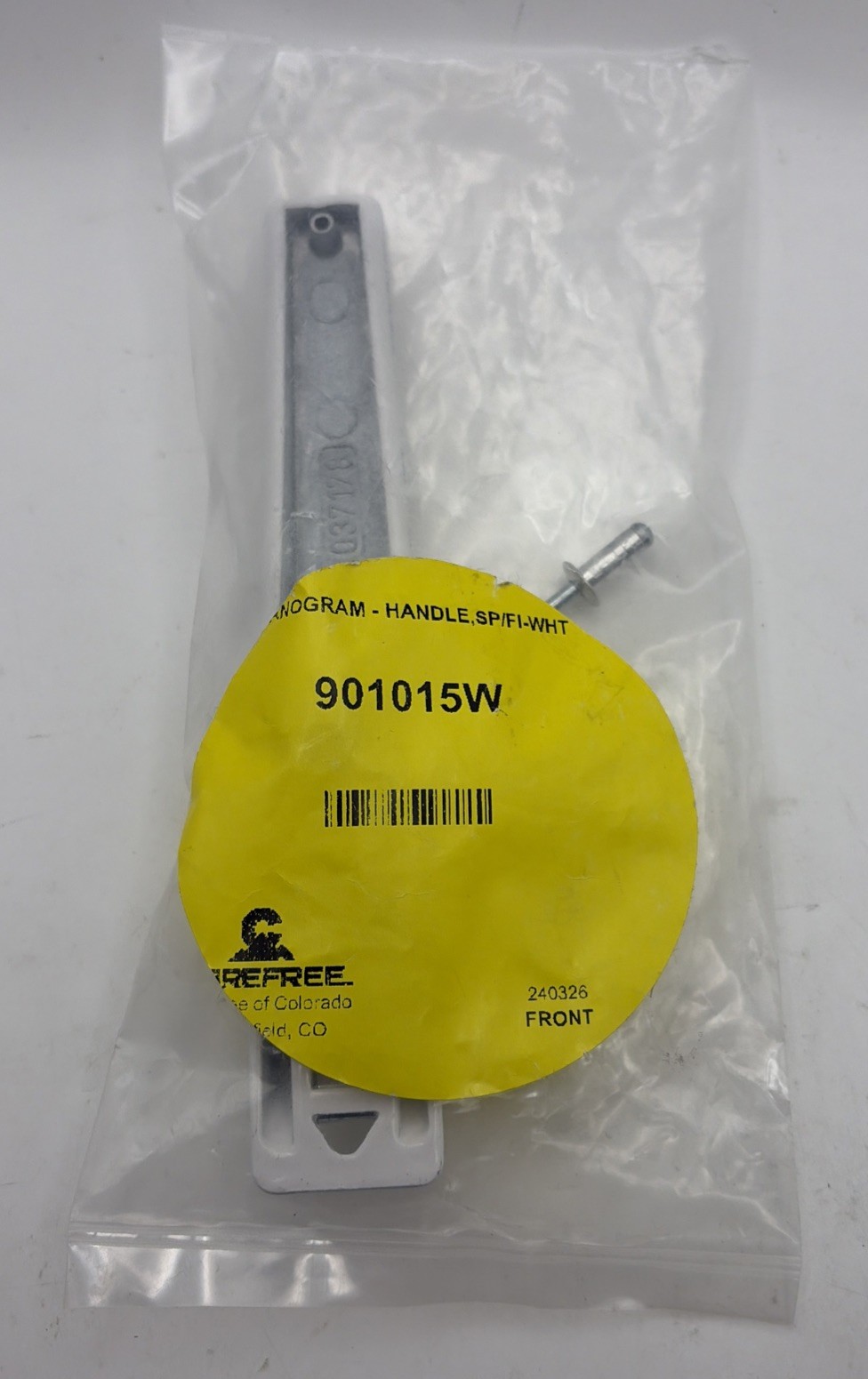 Carefree 901015W White Lift Handle Spirit, Fiesta, Simplicity RV Awnings New