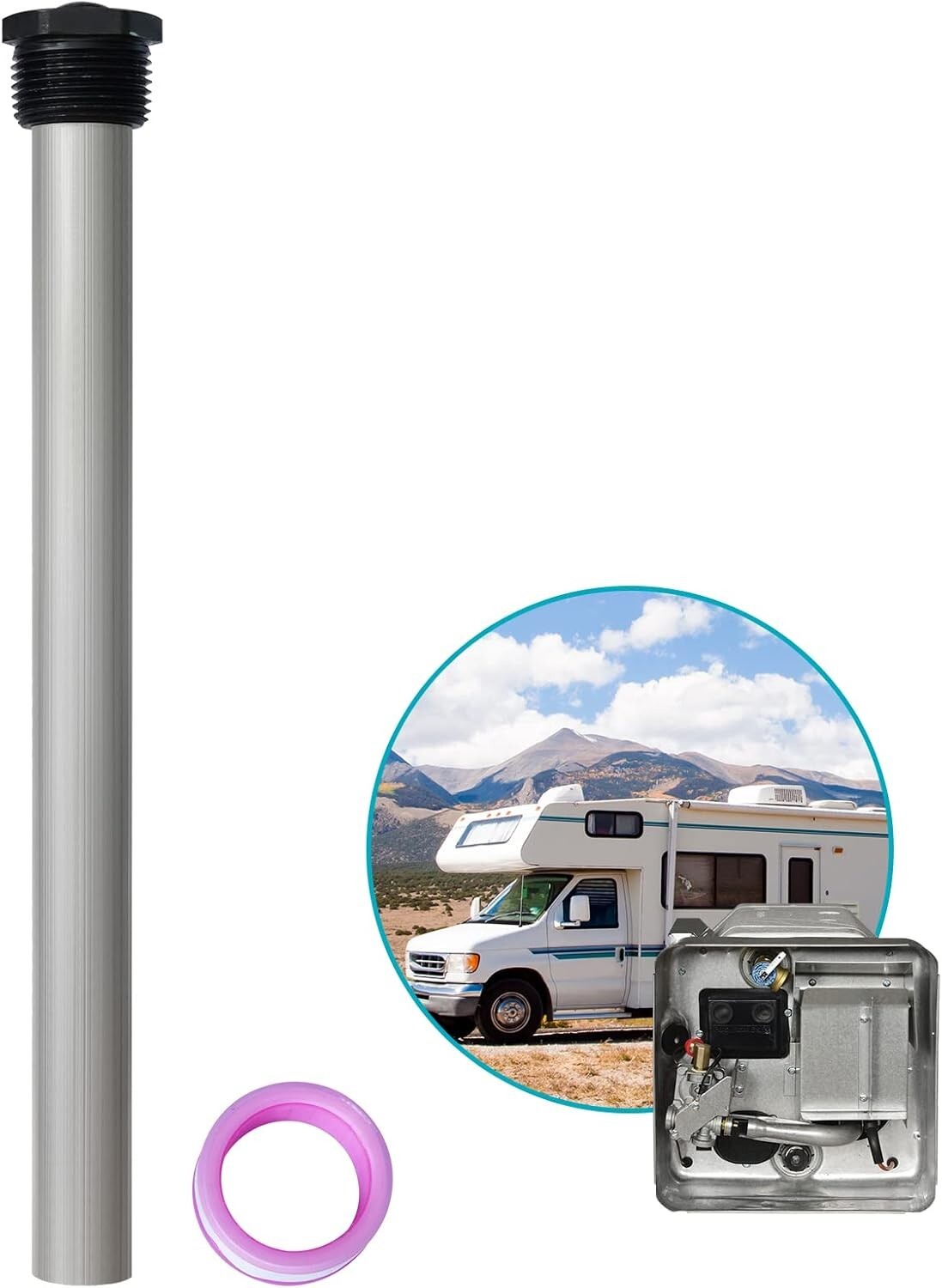 12V 8.1″ RV LED Porch Light LED Awning Light Bar Wall Ceiling Light 1100LM