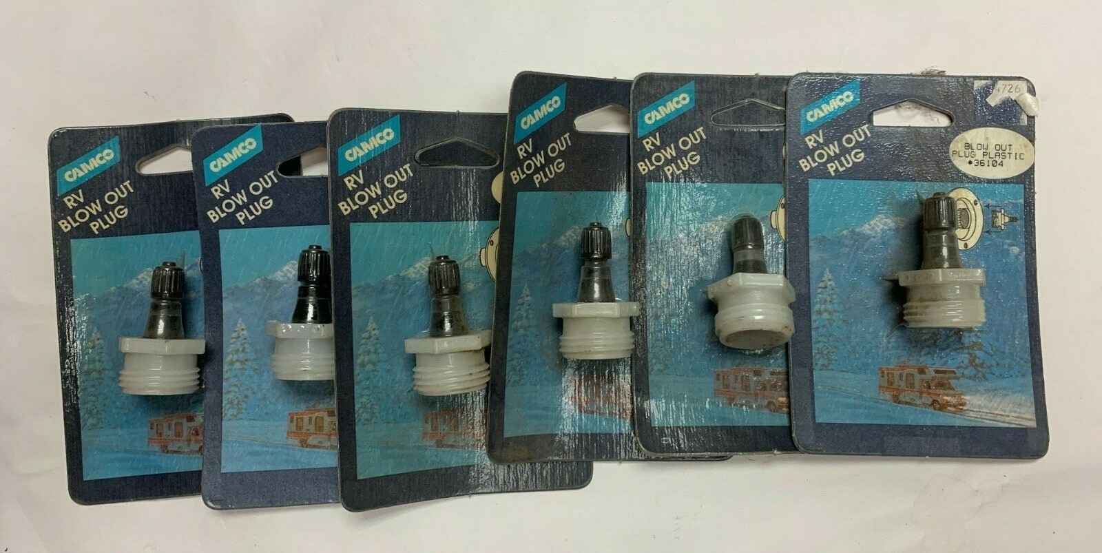 RV Waterline Blow out Plugs-6 packages