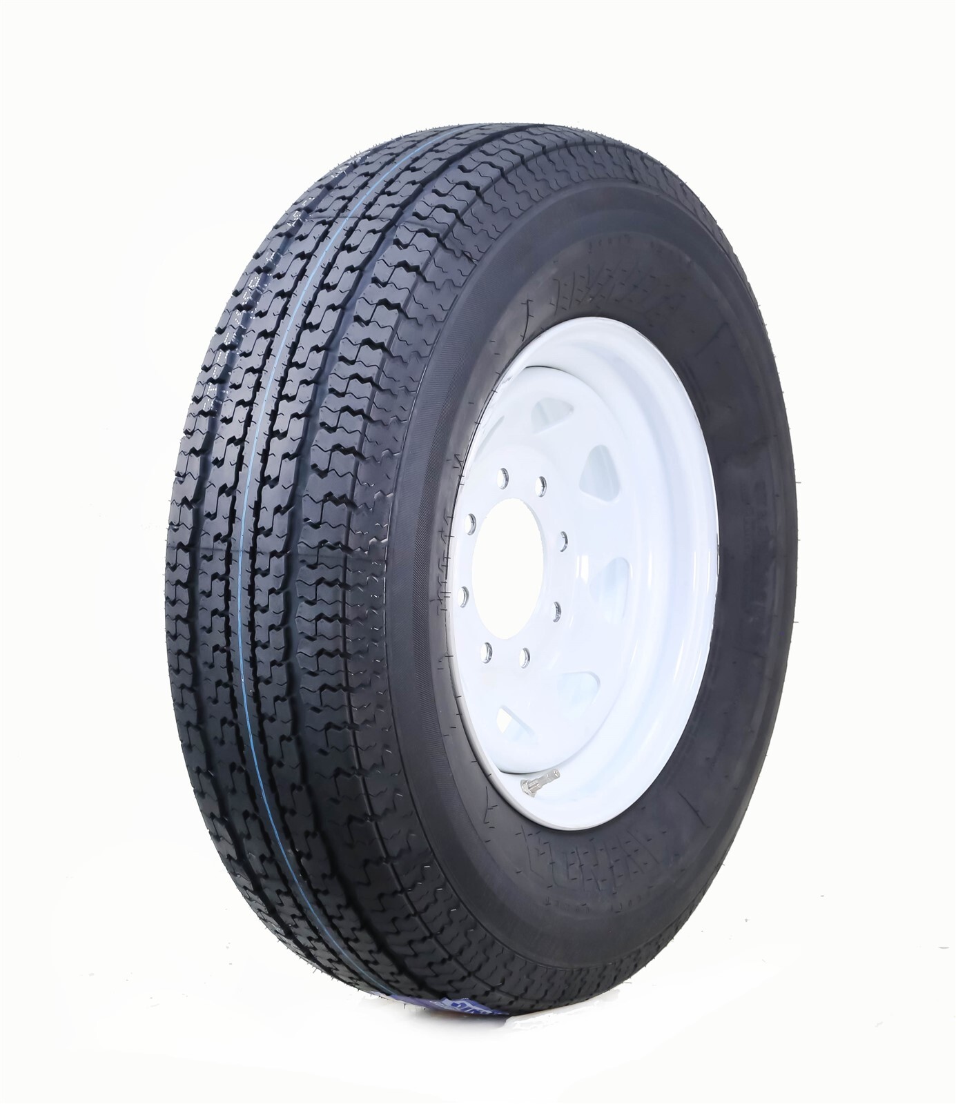 Free Country Trailer Tire Rim ST235/80R16 10-Ply E 123L 8 Lug x 6.5″ White Spoke
