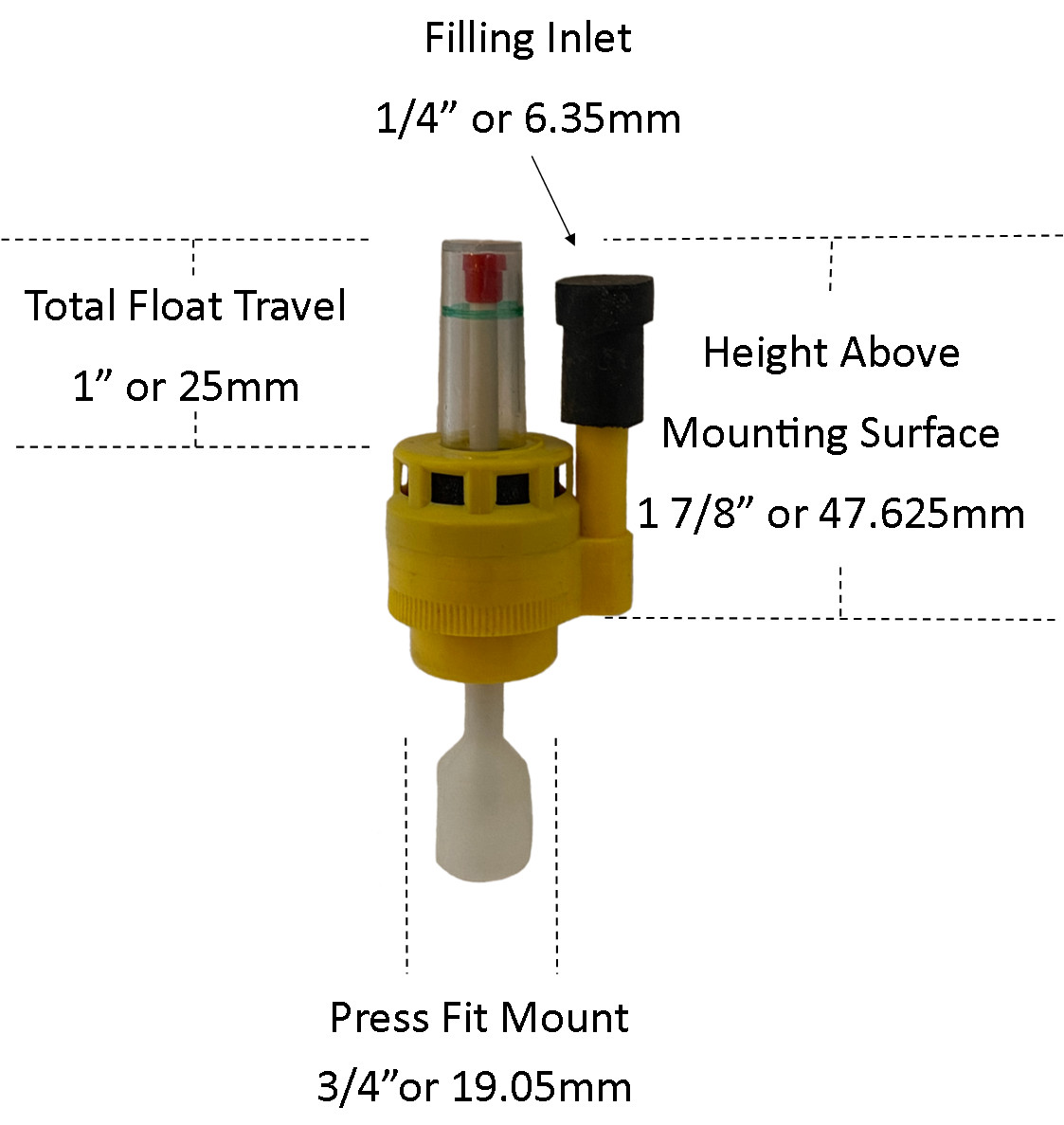 Battery Watering System for Deep Cycle 12v Batteries with Bottle