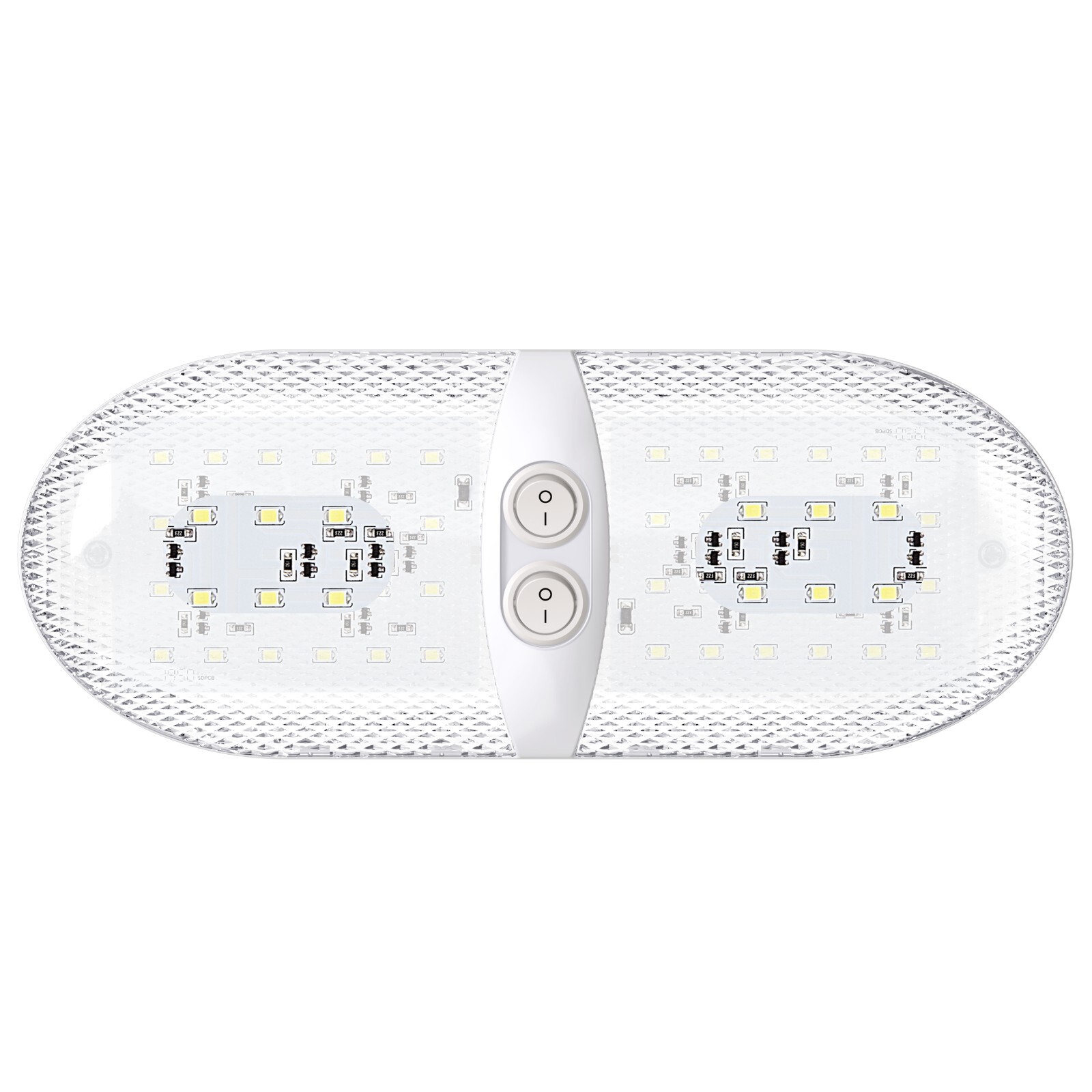 4 Pack – Cool White 6000-6500K RV Double Ceiling Dome Light – Interior Lighting