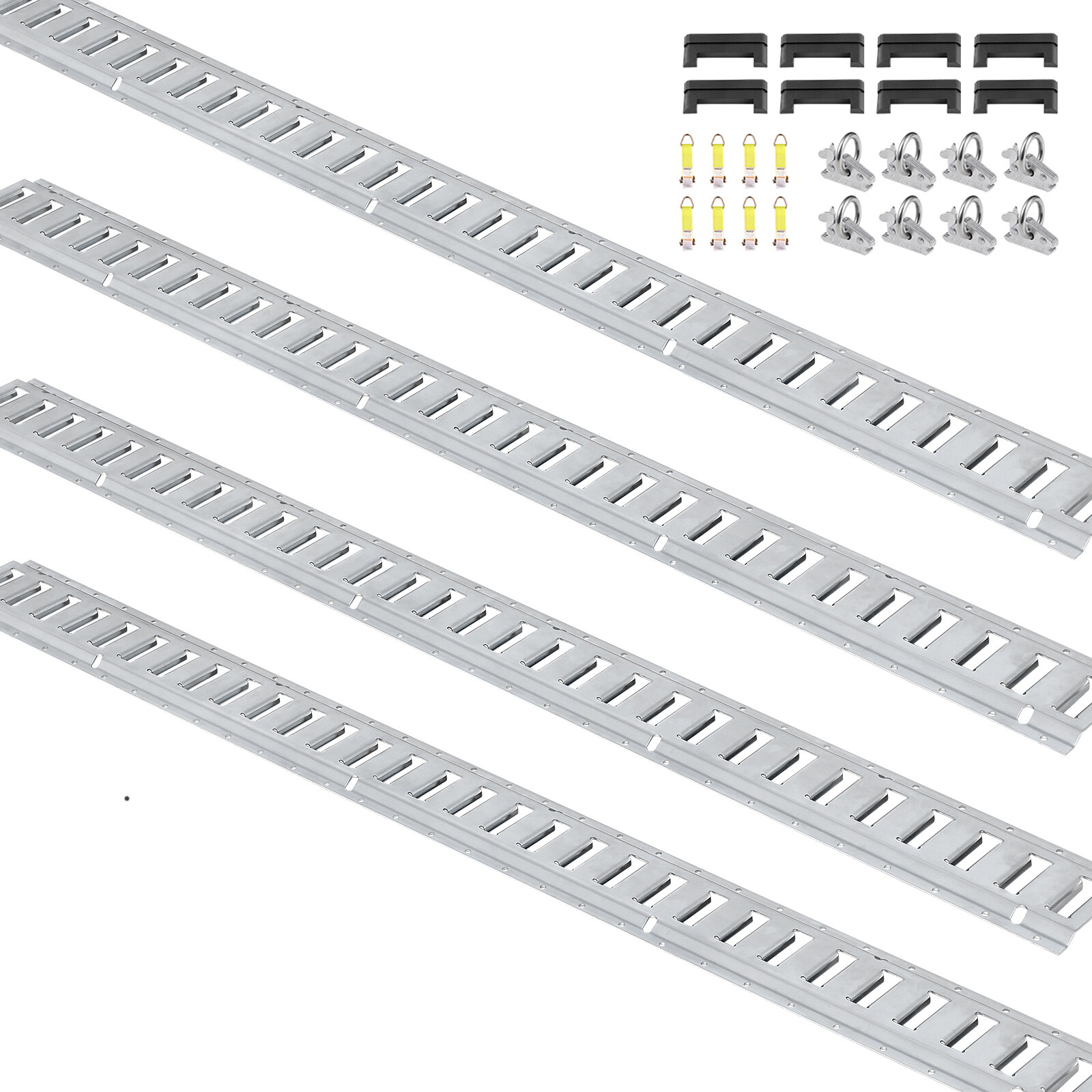 E Track Tie Down Rail Kit E Track Rails 24PCS 5′ Enclosed Cargo Trailer