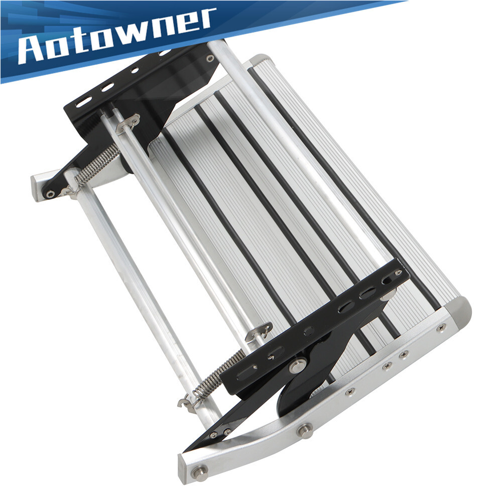 Pull Out Retractable One Step RV Camper Motorhome Platform Steps Stair Anti-Slip