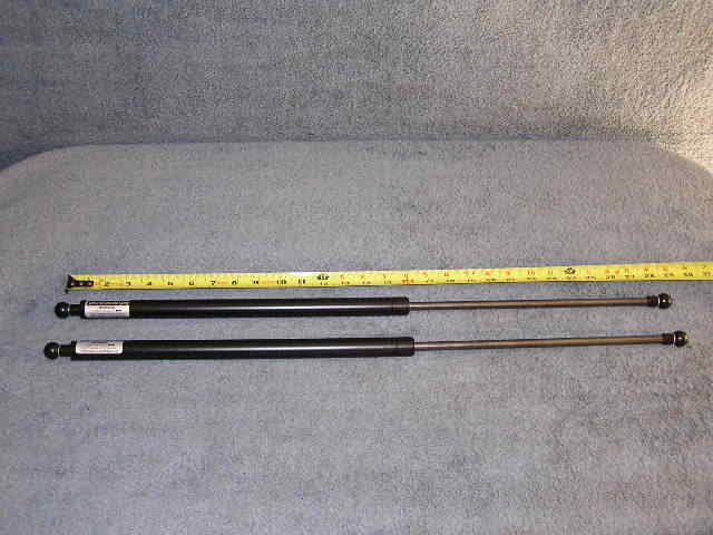 SET 28” 80# 10x22mm Nitro Prop Gas Strut Lift Spring Shaft Shock Rod 28in 80lb