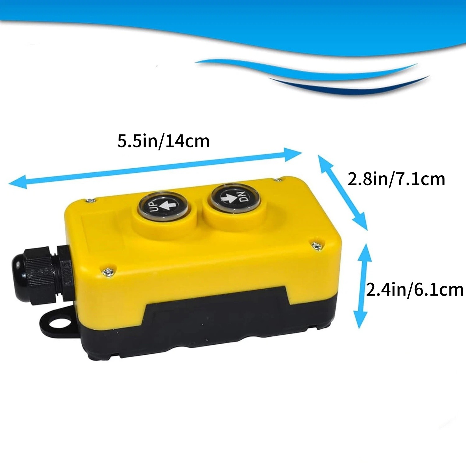 Dump Trailer Remote Control Switch 12V DC 3 Wire 4 Wire for Lift Gate Tipper