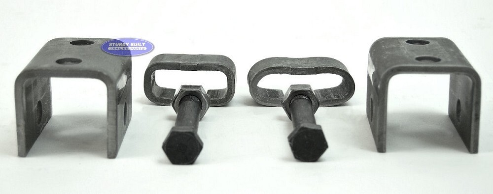 Trailer Single Axle Slipper Leaf Spring Hanger Kit