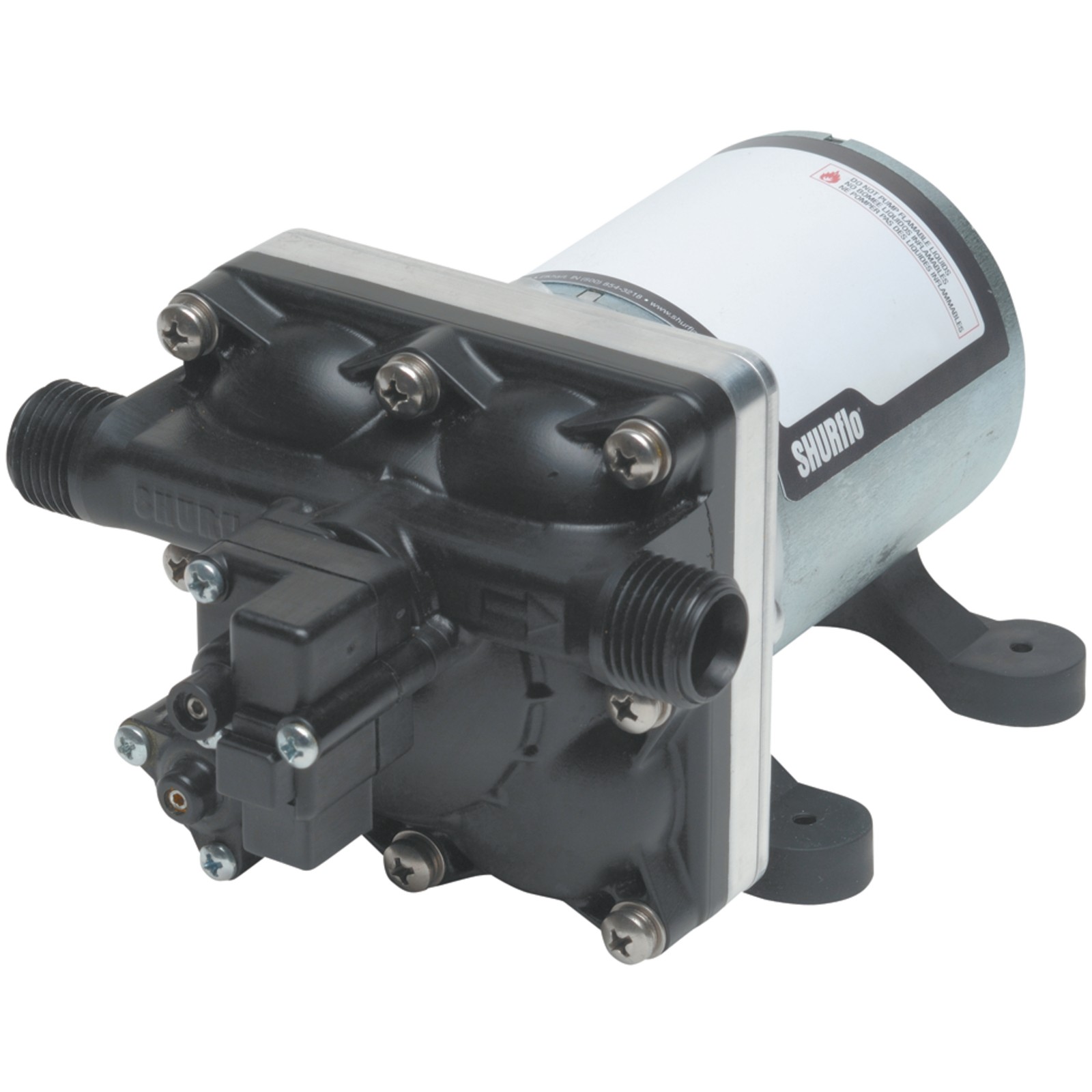 Shurflo 4008101E65 Revolution Automatic Demand Water Pump 3.0 GPM 12V