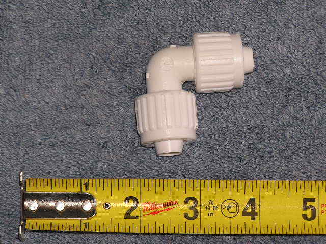 Flair It RV Marine Bus Mobile Home Fresh Water 90 degree elbow ½ PEX Tube # 6800