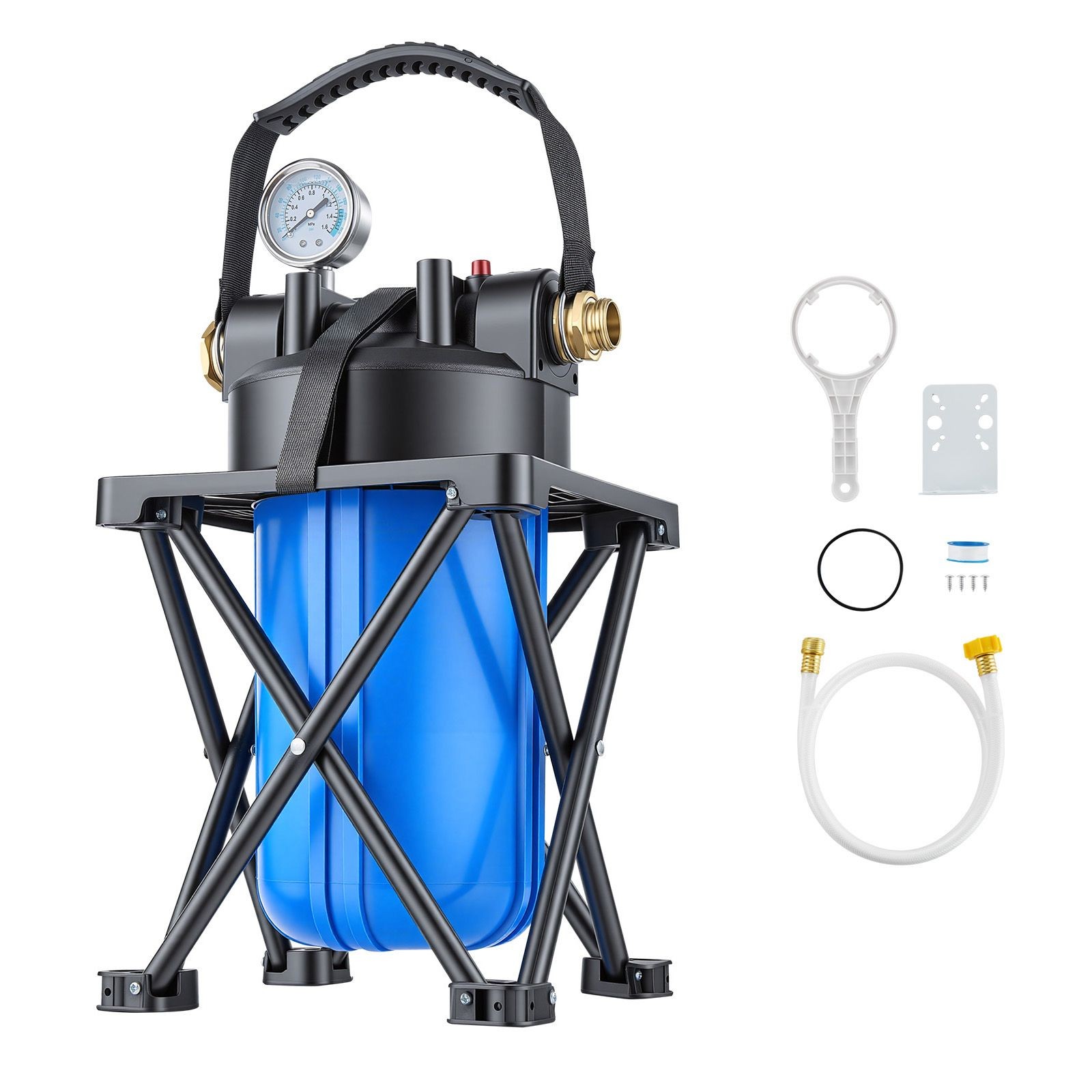 RV Water Filter System 0.5um, 8000gal, Reduces Sediment Chlorine