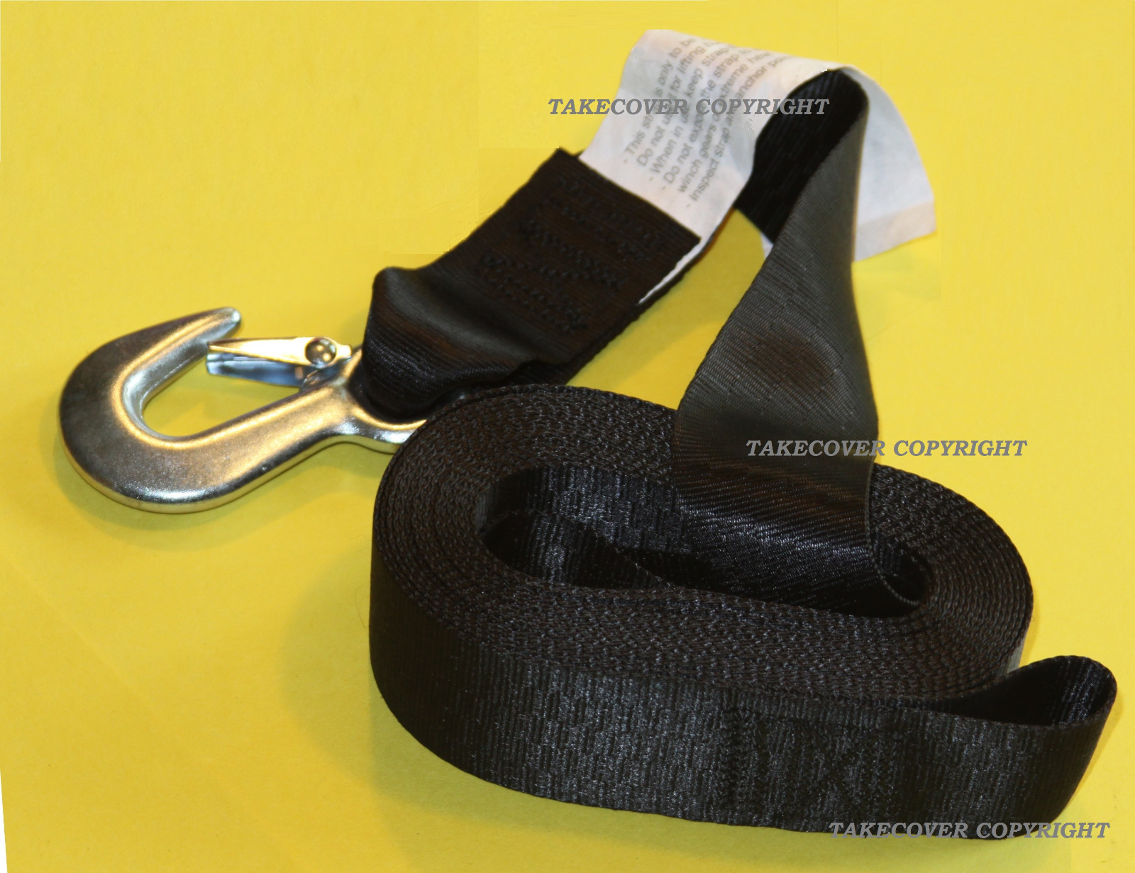 DELUXE BOAT PWC Jetski TRAILER REPLACEMENT WINCH STRAP 2″ x20′ WITH SNAP HOOK
