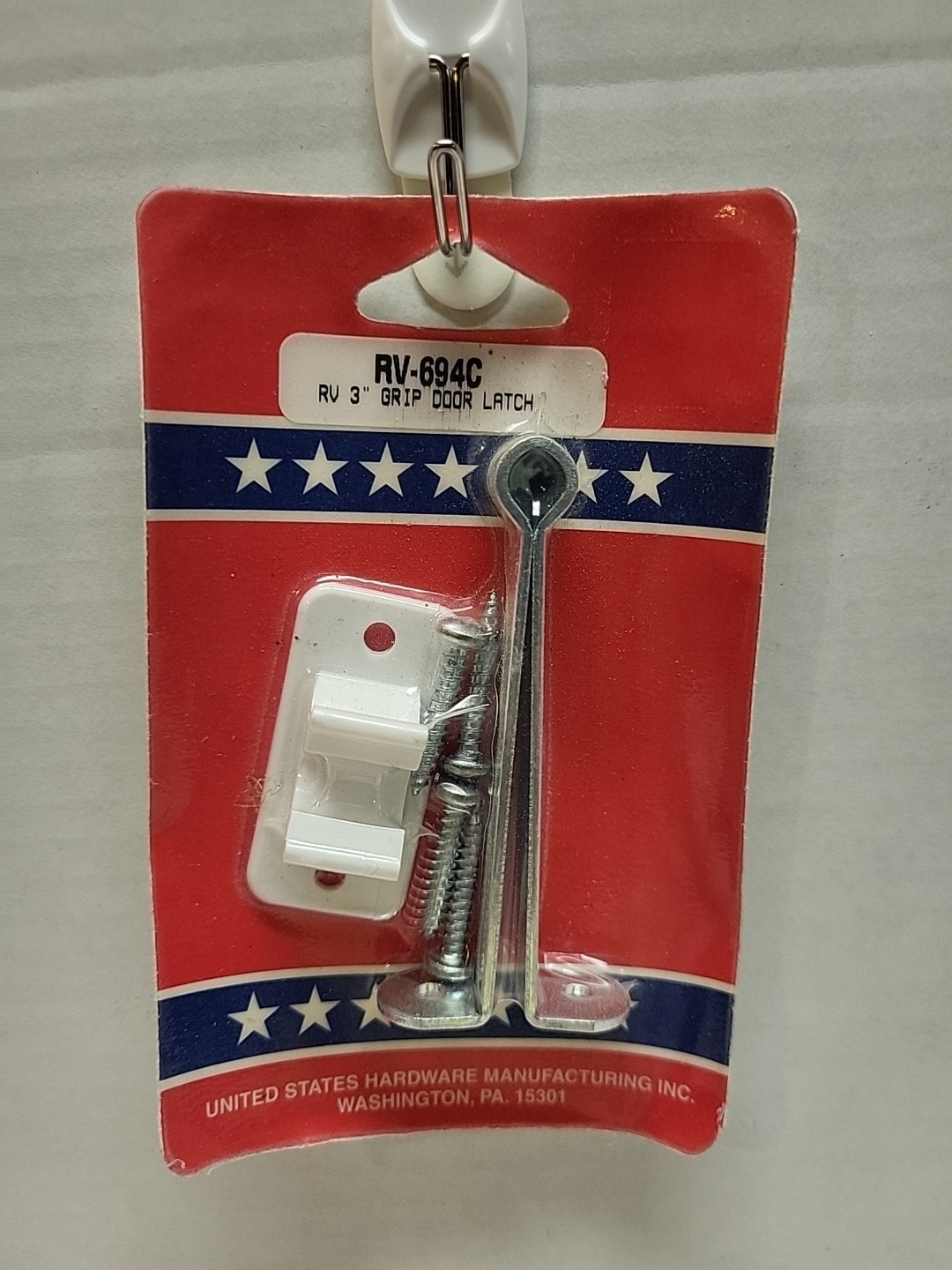 United States Hardware RV 3″ Grip Door Latch RV-694C