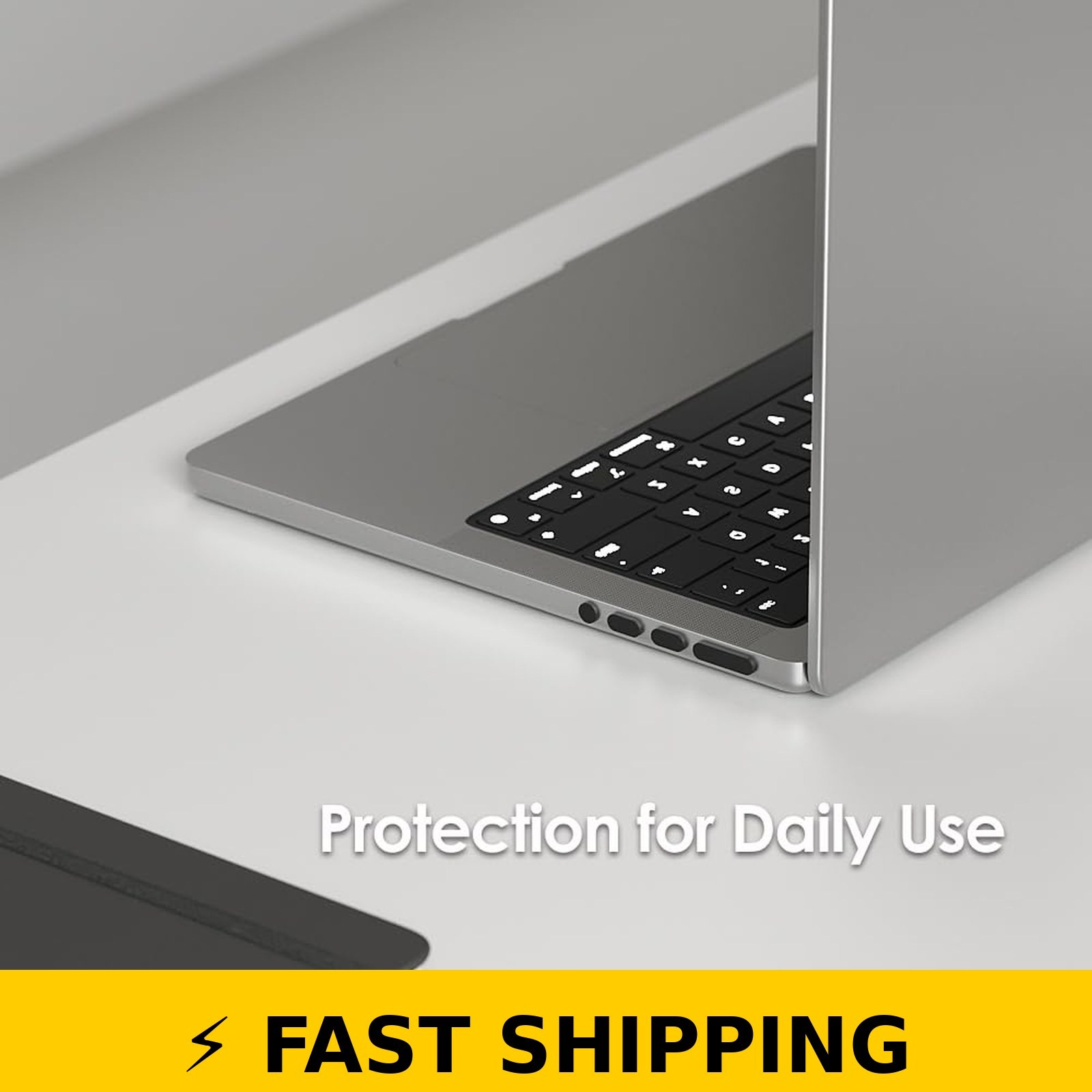 ProElife 21 Pcs Anti Dust Plug Set for MacBook Pro 14/16 Inch – Black