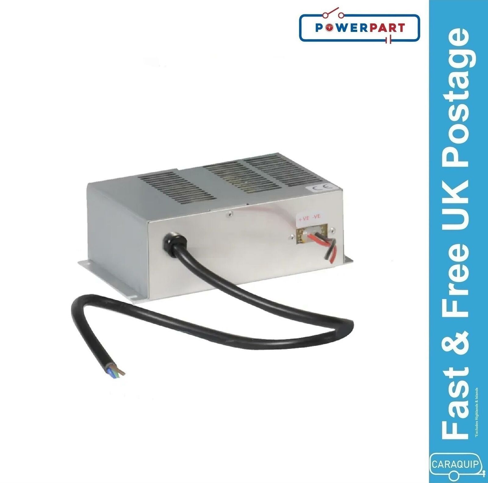 230v Caravan Motorhome Mains Power Supply 10A Battery Charger Transformer PO116