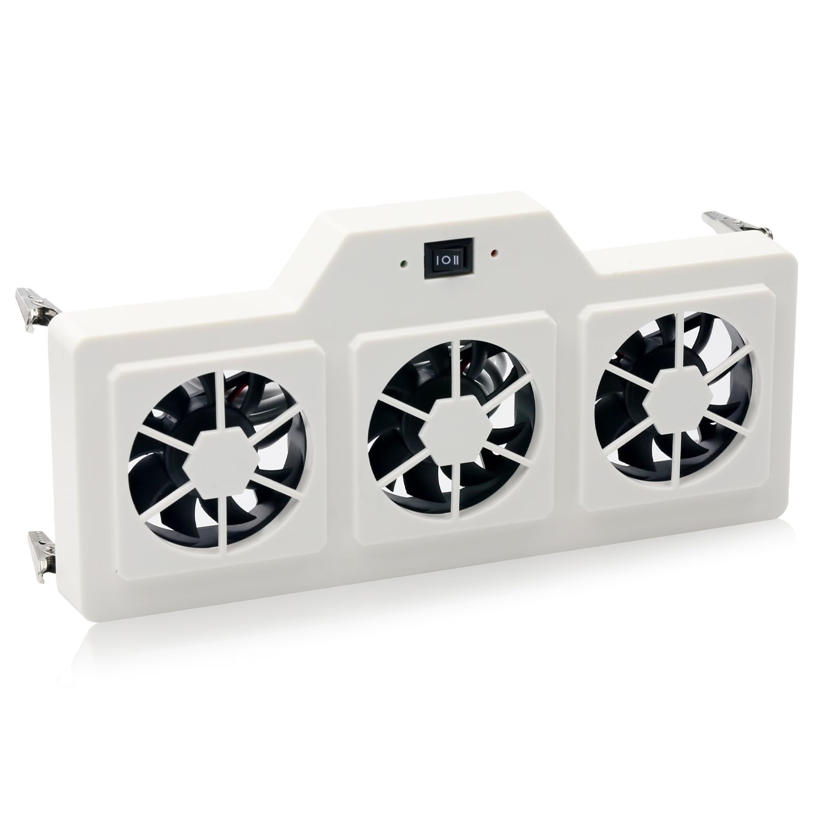 folosem 12v rv Medium, Refrigerator Fan with Three Powered