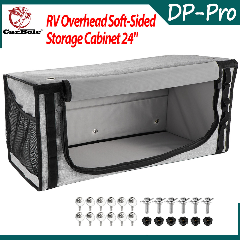 24″ inch High Quality RV Overhead Soft-Sided Storage Cabinet Universal New