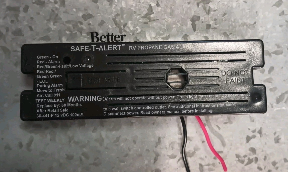 MTI 30-441-P-BL Safe-T-Alert Classic LP Gas Propane Leak Detector Surface Mount
