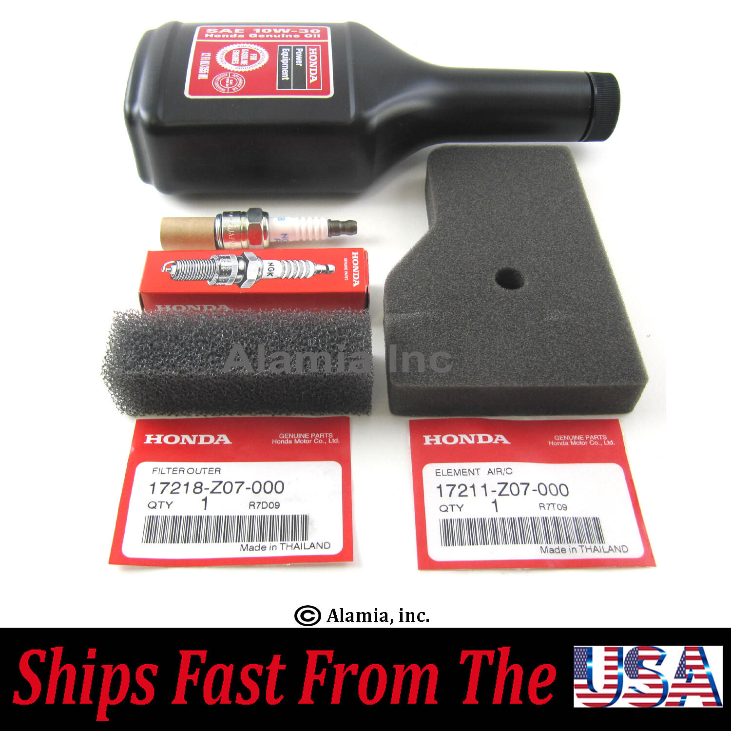 Honda OEM Oil, Air Filter, Spark Plug,Tune Up Kit EU2000i, EU2200I Generator