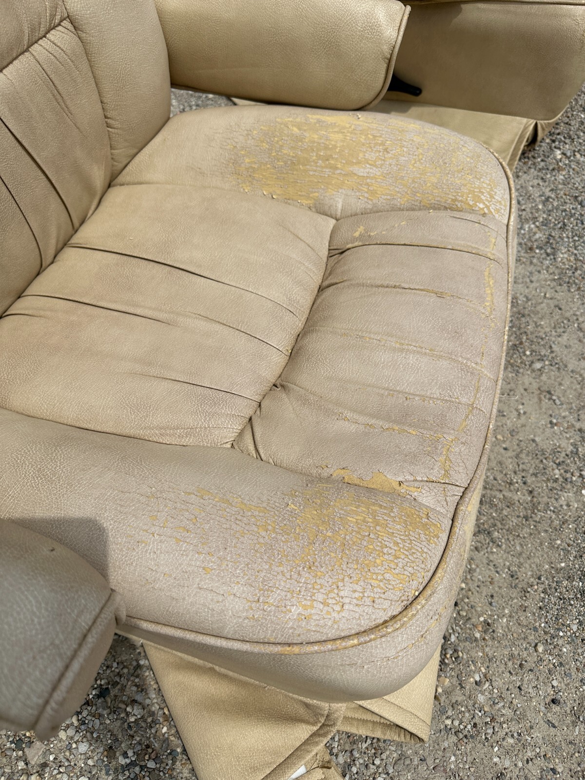 Flexsteel Cream manual RV Captain Chairs Taupe tan motorhome PAIR seats