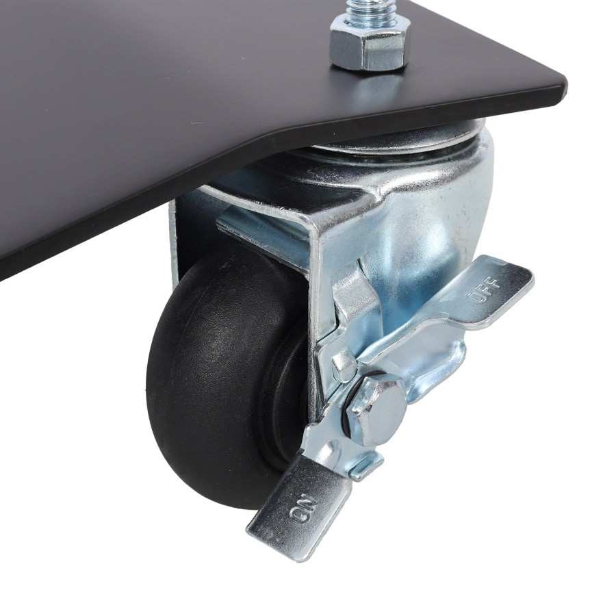 2x 2500lbs Professional Vehicle Dollies, Wheel Dolly Steel Tire Skates