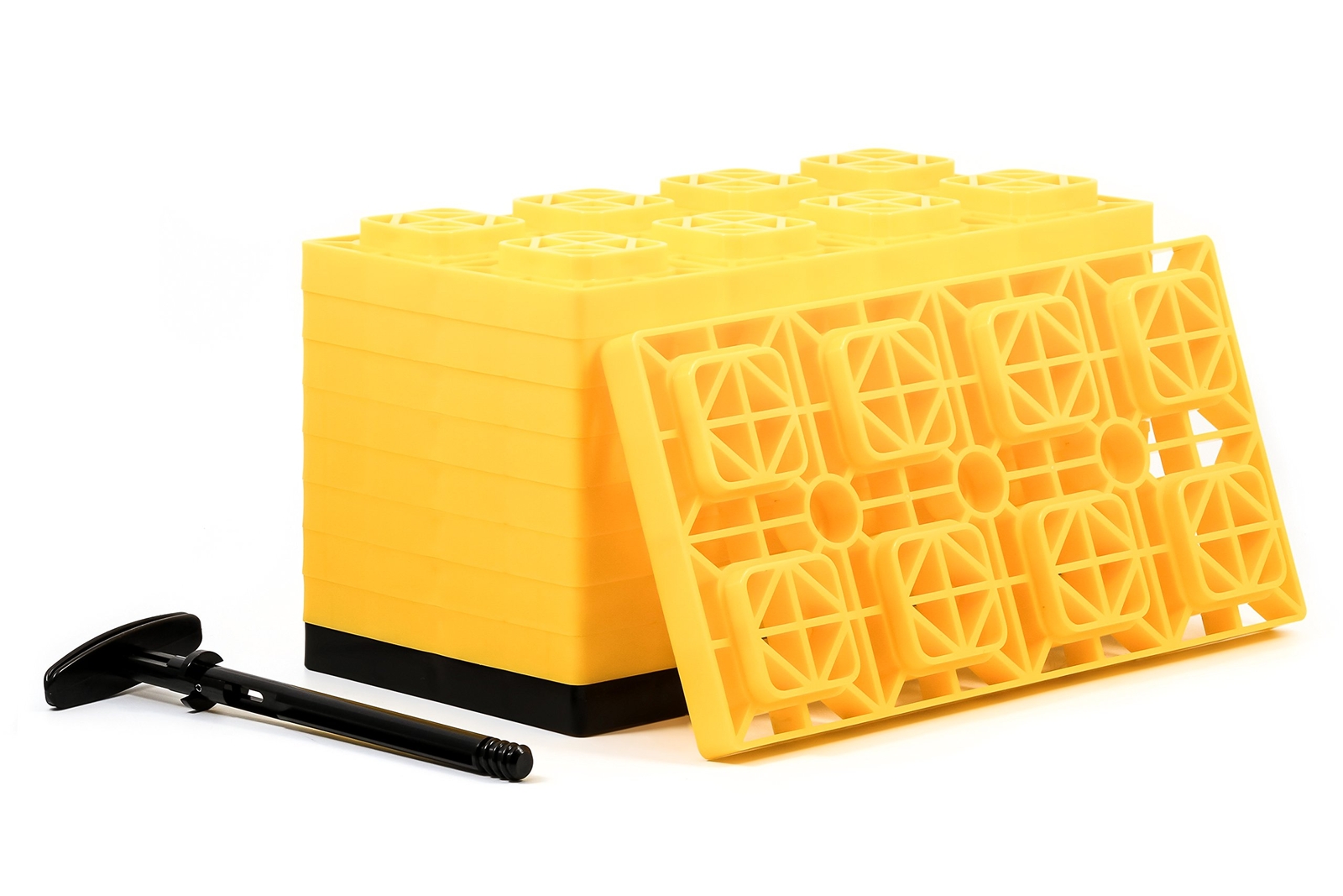 Camco Patented FasTen Leveling Blocks for RVs, Interlocking RV Leveling Blocks 4