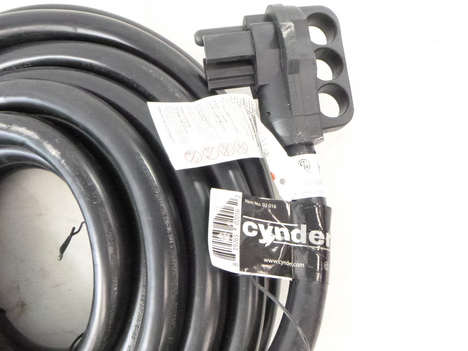 50′ Cynder 50-Amp 02016 RV Camper Electrical Extension Cord with Handle