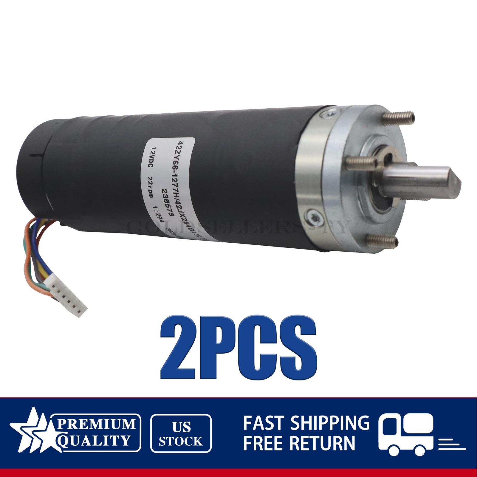 NEW Set Of 2 RV In-Wall Slide-Out Motor Assembly 236575 IG-42 10mm