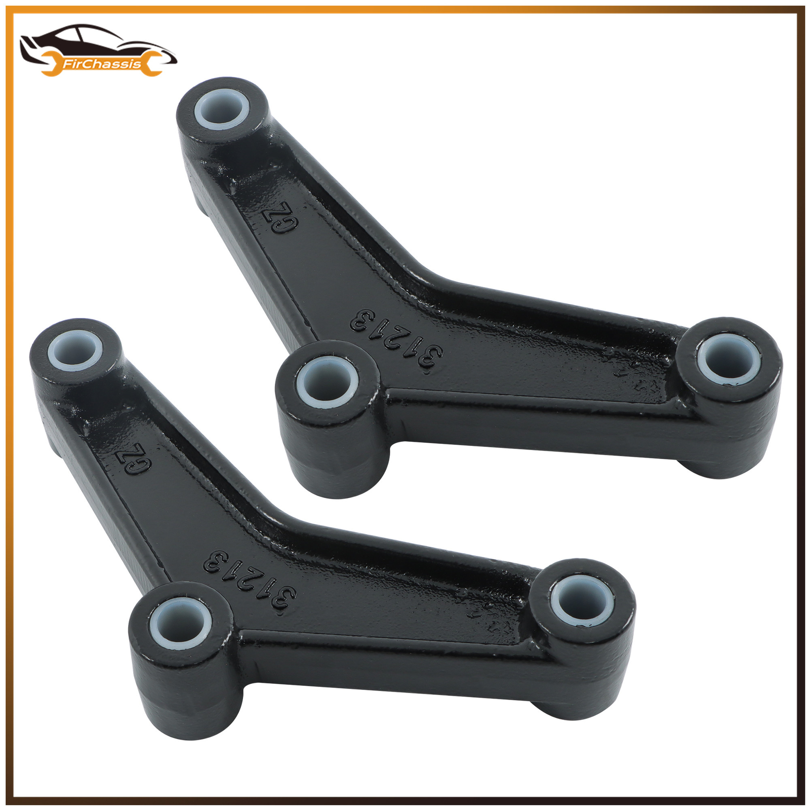 For Flat Driving 2Pcs 9/16in Nylon Bushing Trailer Leaf Spring Equalizer