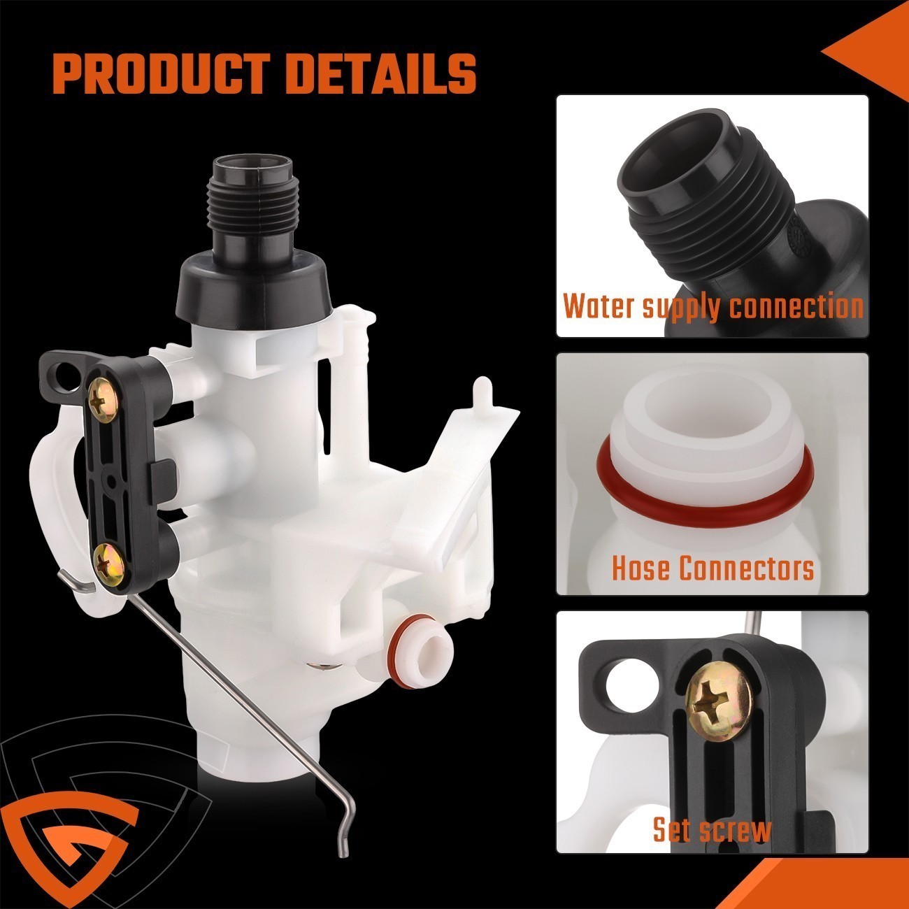 Leak Resistant Design Upgraded Water Valve fits Thetford Camper Toilet MPN