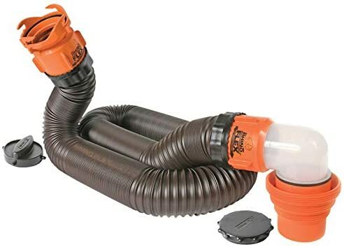 Camco 39761 RhinoFLEX 15 Foot RV Sewer Hose Kit