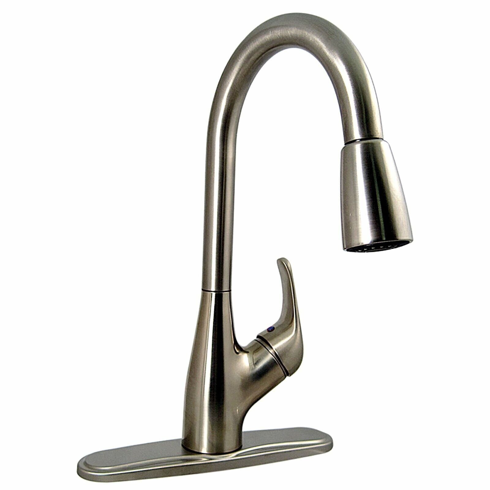 Phoenix Brushed Nickel Valterra PF231461 Single-Handle Pull Down Hybrid Kitch…