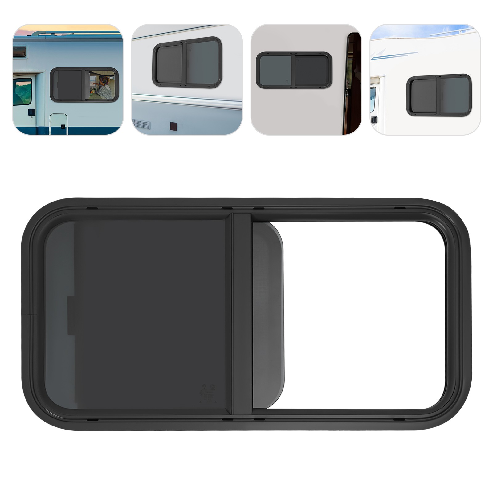 RV Horizontal Window Sliding Universal RV Window Venting Window 30 Inch*15 Inch