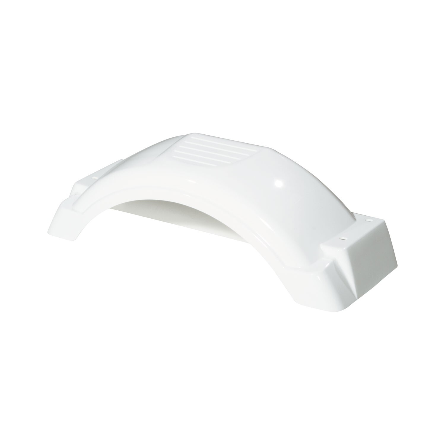 Fulton Plastic Trailer Fender Made to fit 8″-12″ Wheels Tires, White (1 Fender)